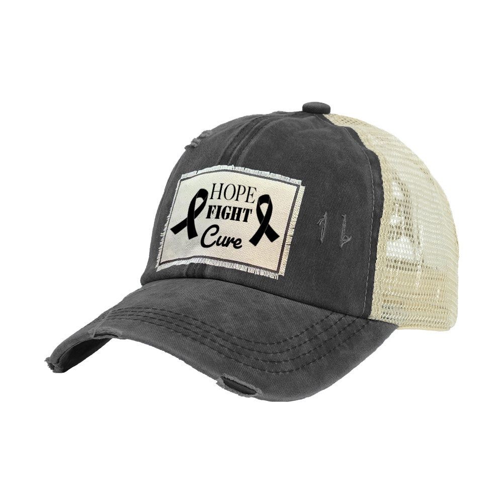 Vintage Distressed Trucker Cap - Hope Fight Cure