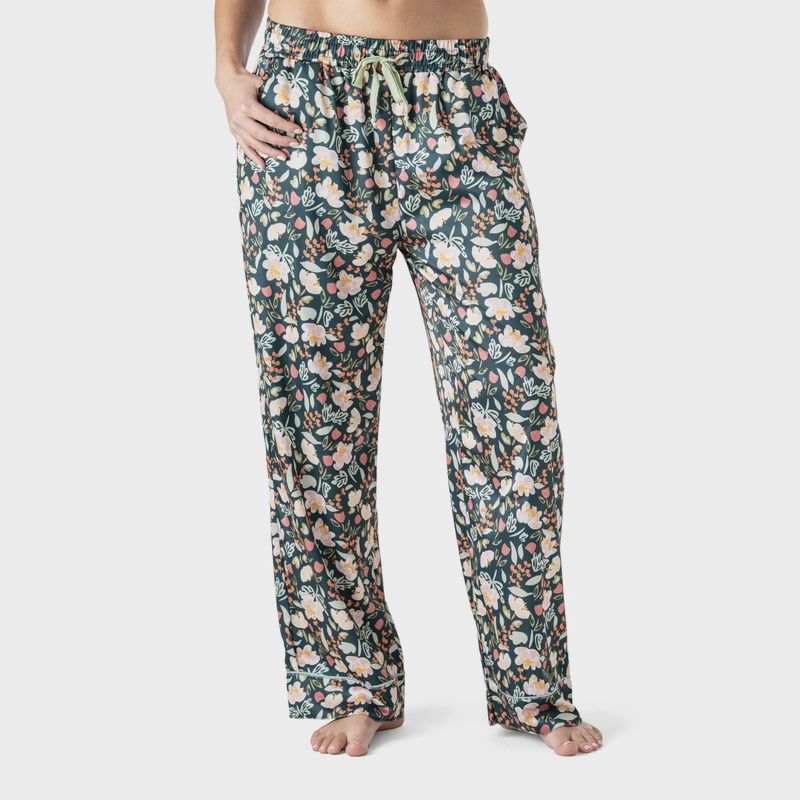 Petal To The Metal Satin Pajama Pants