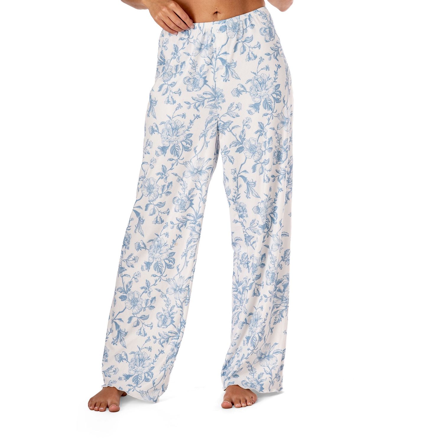 Spill The Tea Ribbed Pajama Pants, Size: Small/Medium