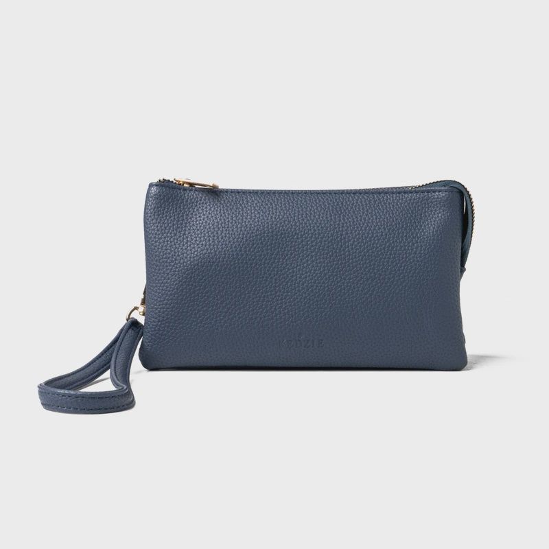 Eclipse Convertible Wallet Crossbody, Color: Blue
