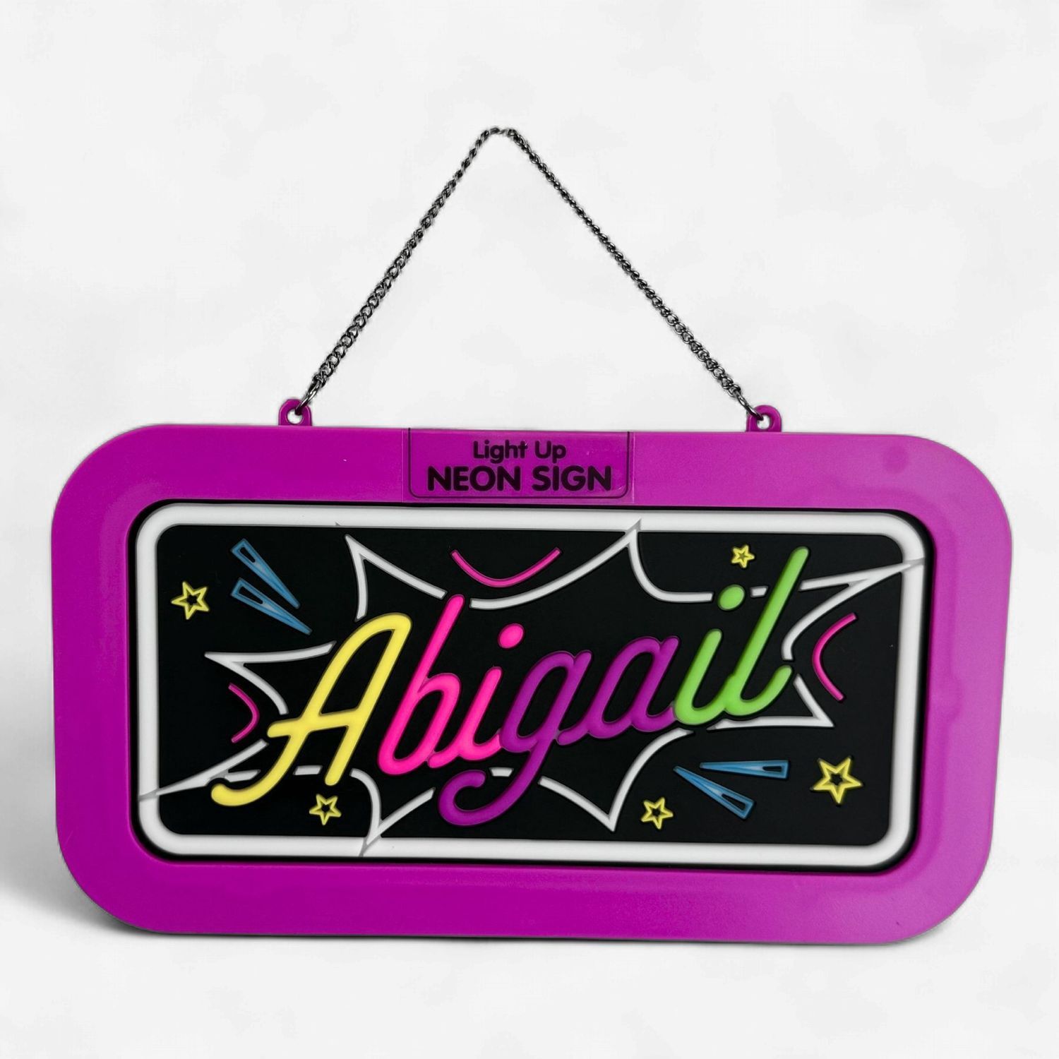 Light Up Neon Name Sign, Style: Abigail