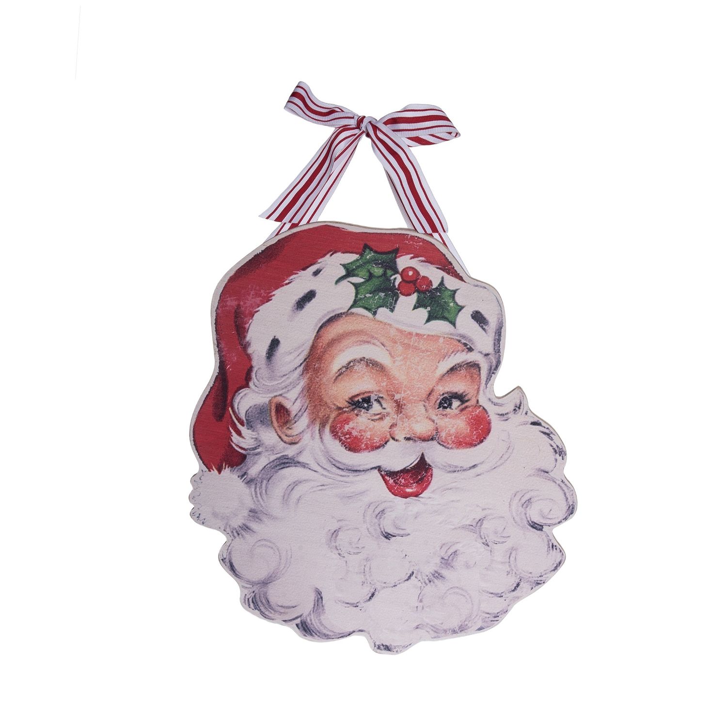 Vintage Santa Door Hanger 18" X 20"