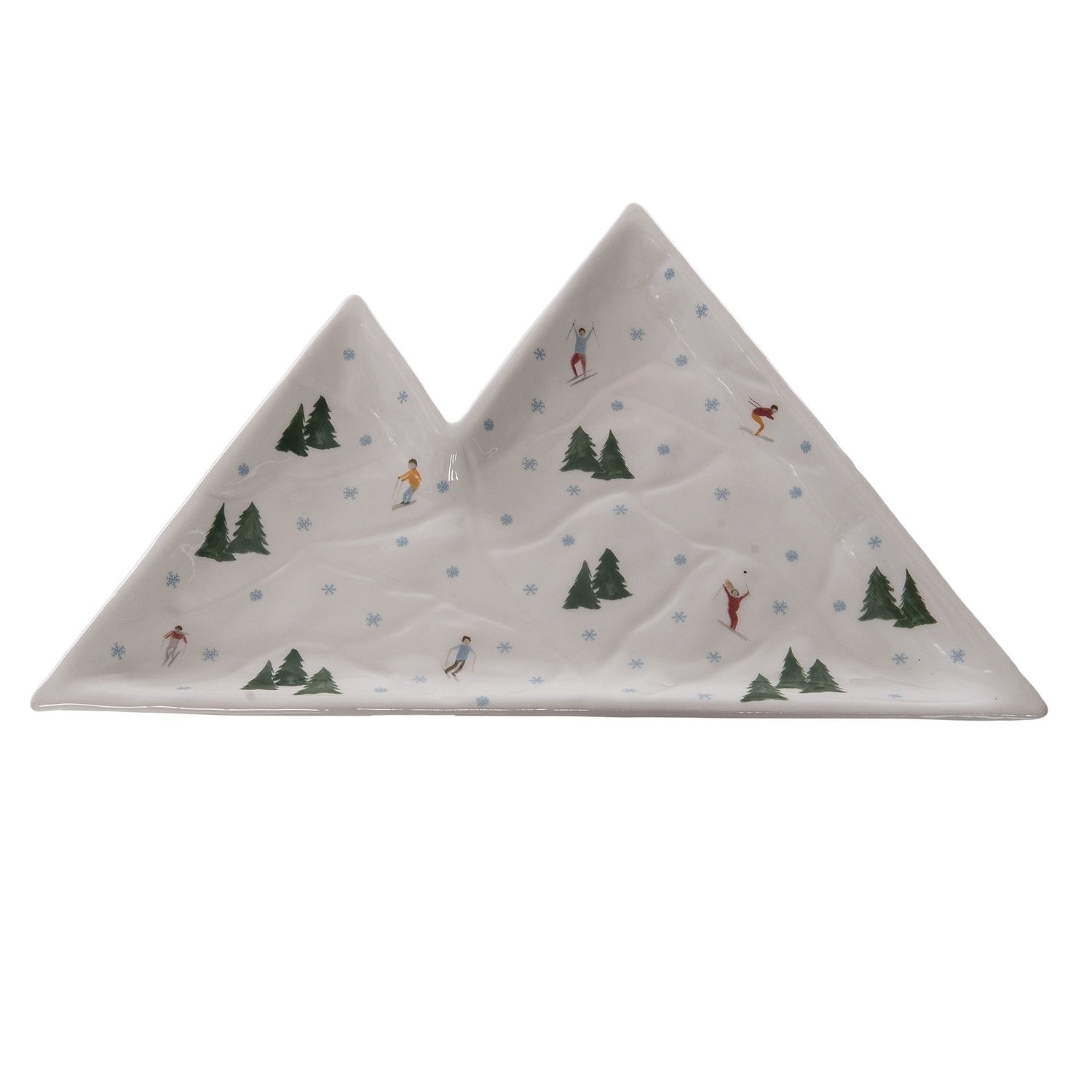 Mountain Ski Platter 12"