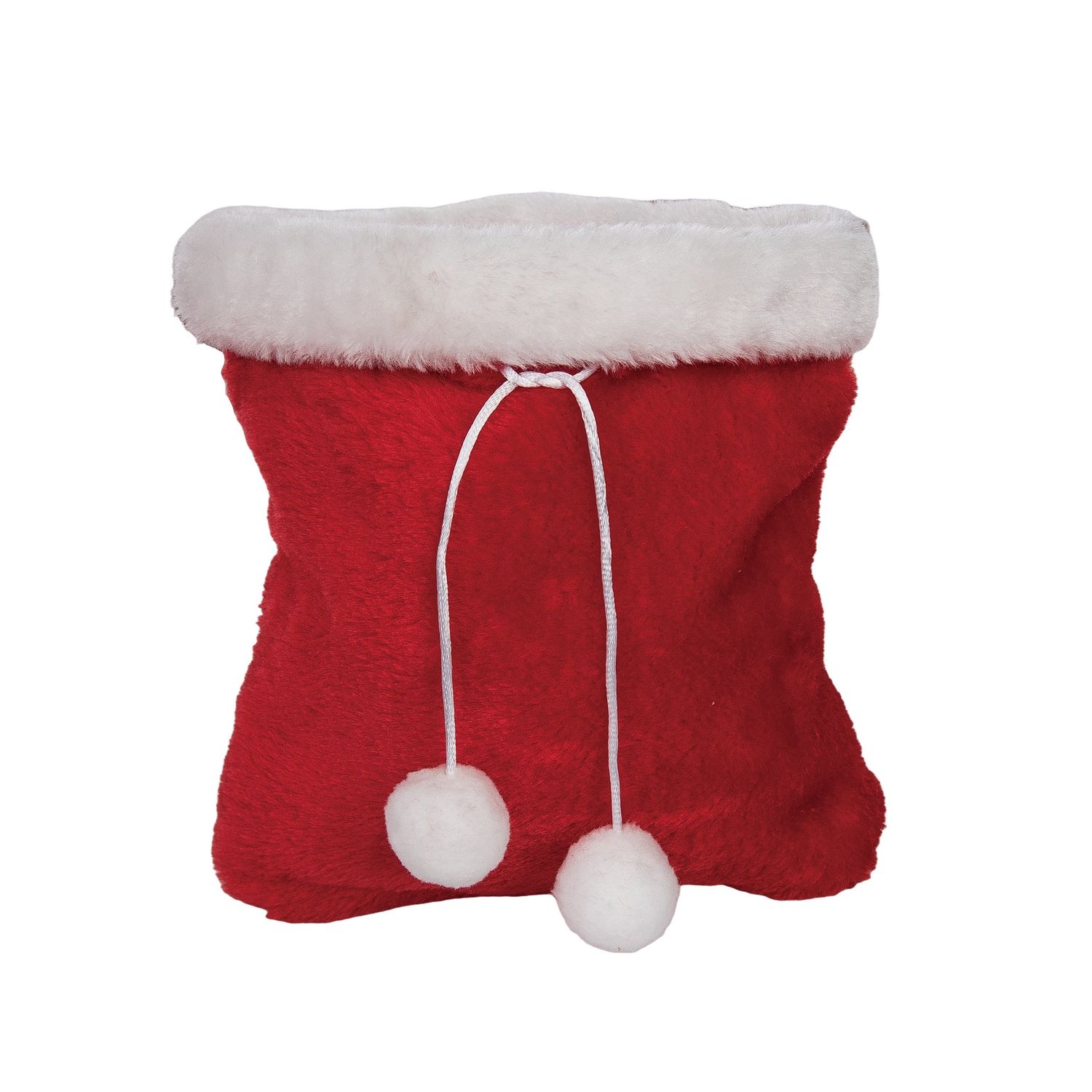 Santa Sack Fabric Bag 6"