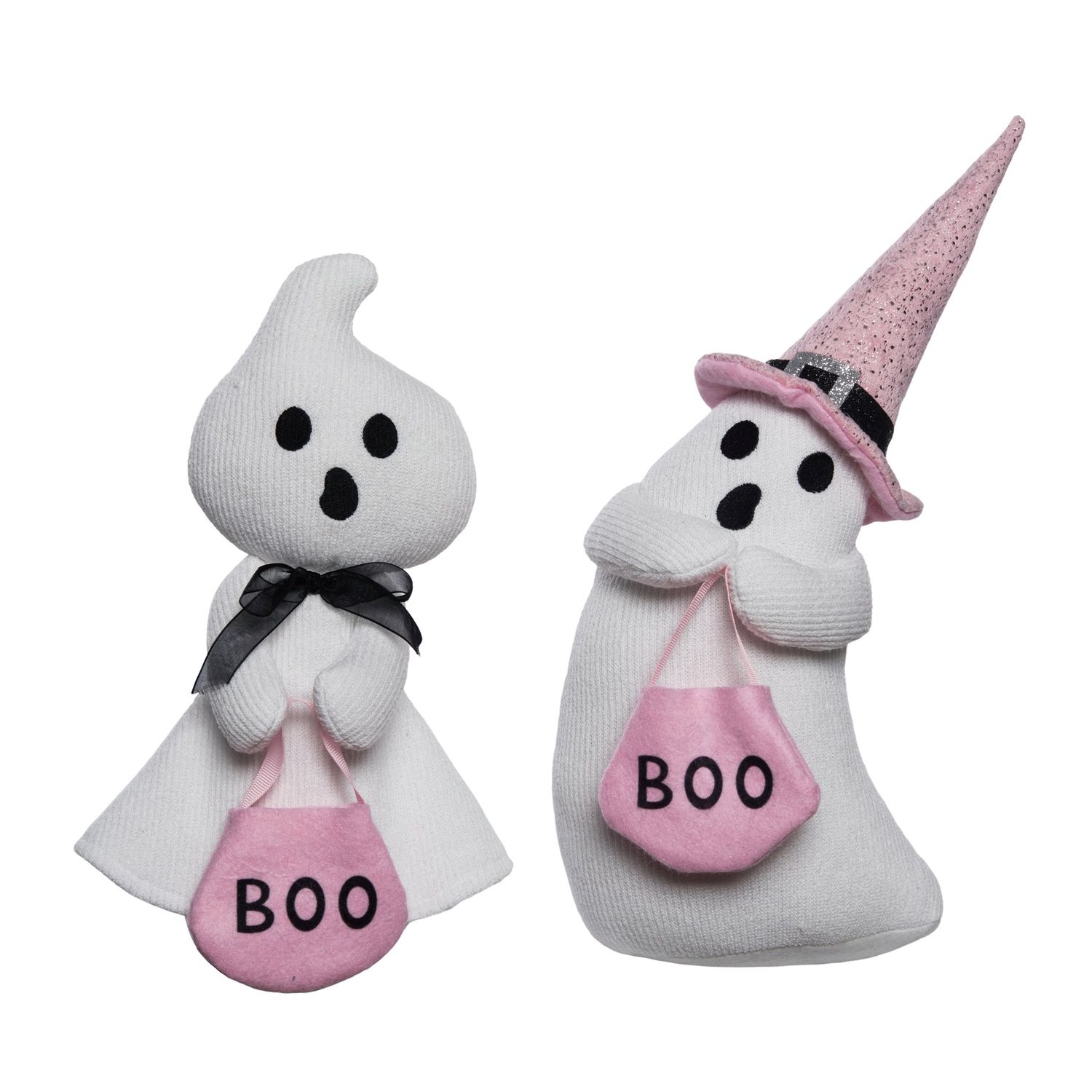 Plush Pink Ghost - 2 Styles - Sold Individually