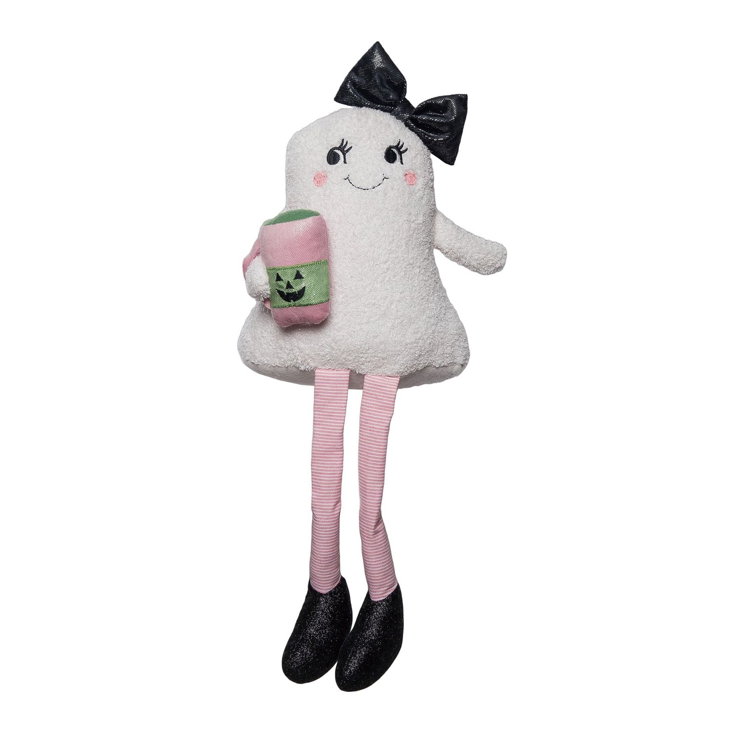 Ghostie Girl W/ Coffee 25" - Pink