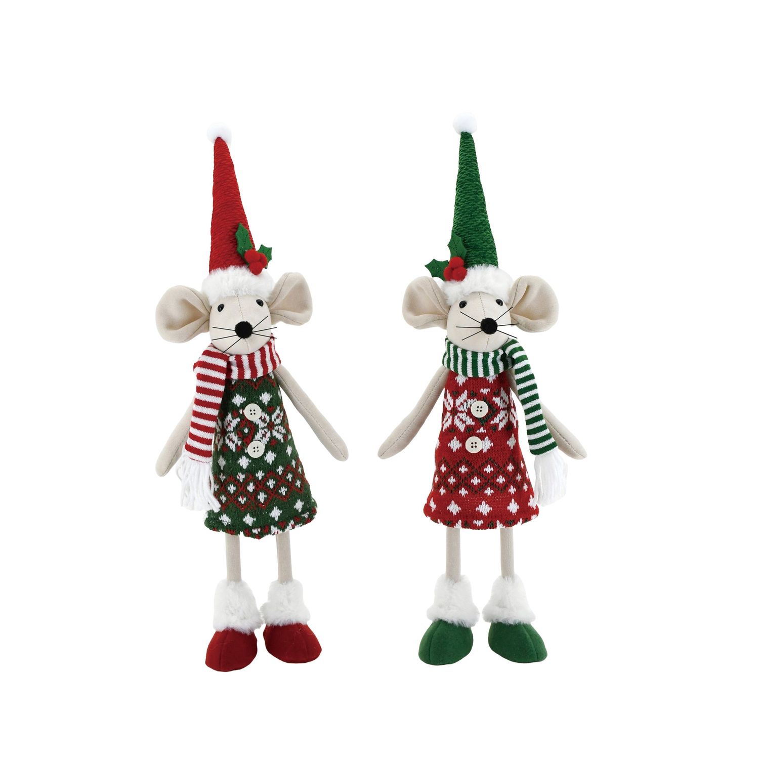 Plush Bobble Mouse 20" - 2 Styles - Sold Individually