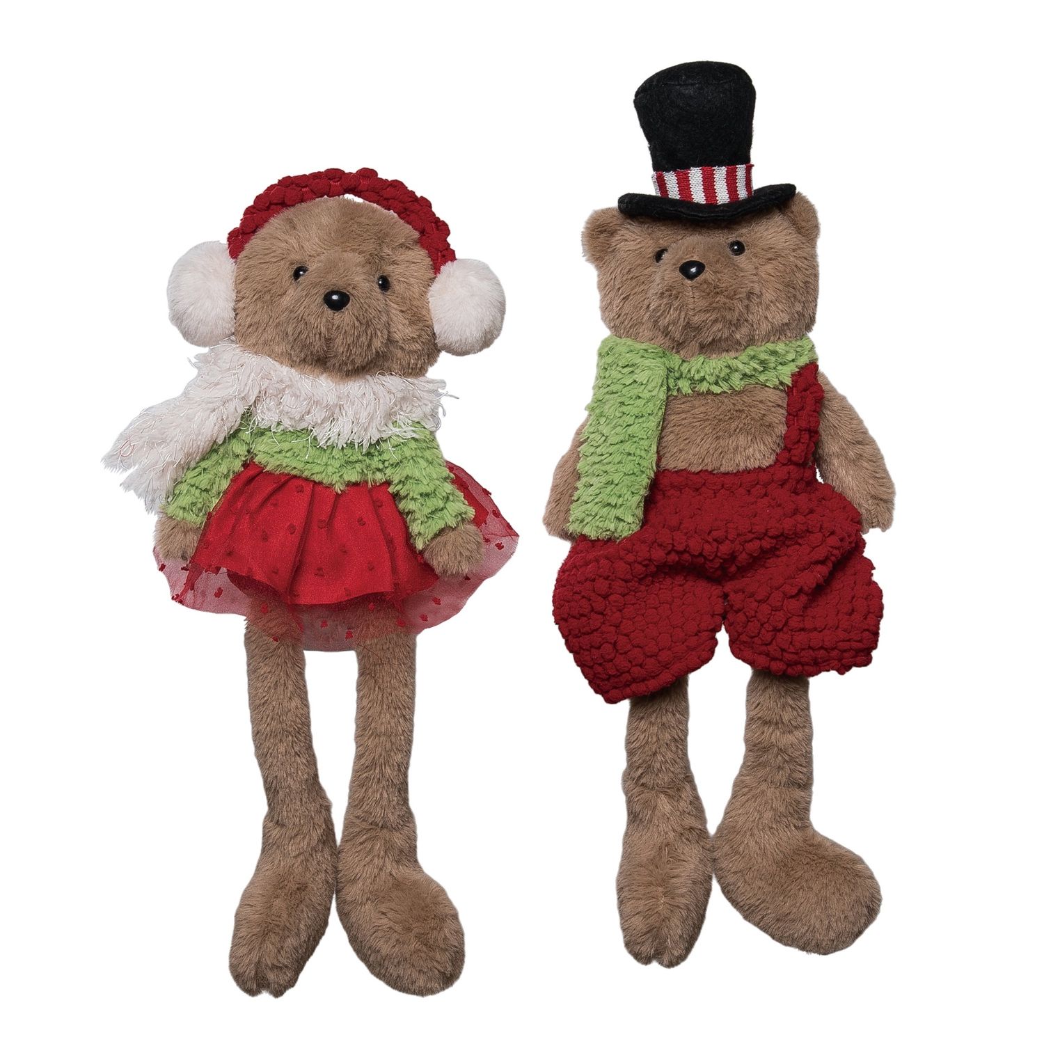 Plush Bear Sitter - 2 Styles - Sold Individually