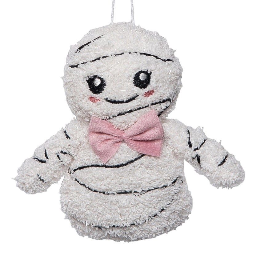 Plush Mummy Ornament 5"