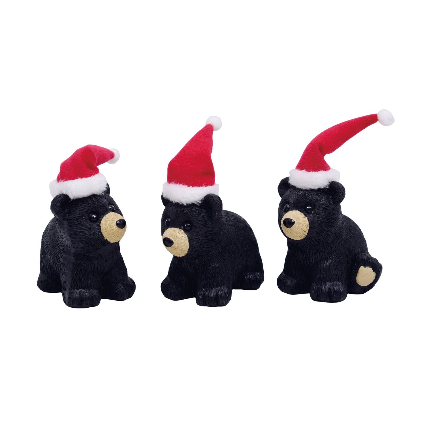 Resin Holiday Bear 3 Styles - Sold Individually