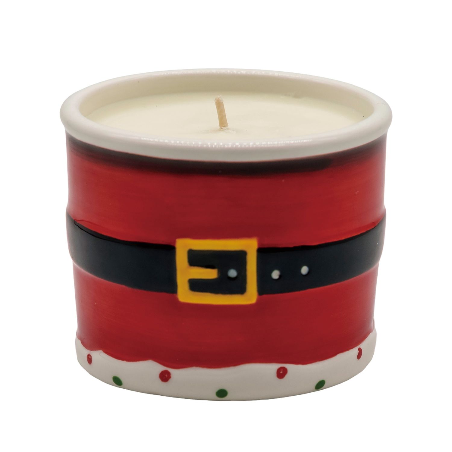 Santa Belt Bowl Candle Apple Cider Scented