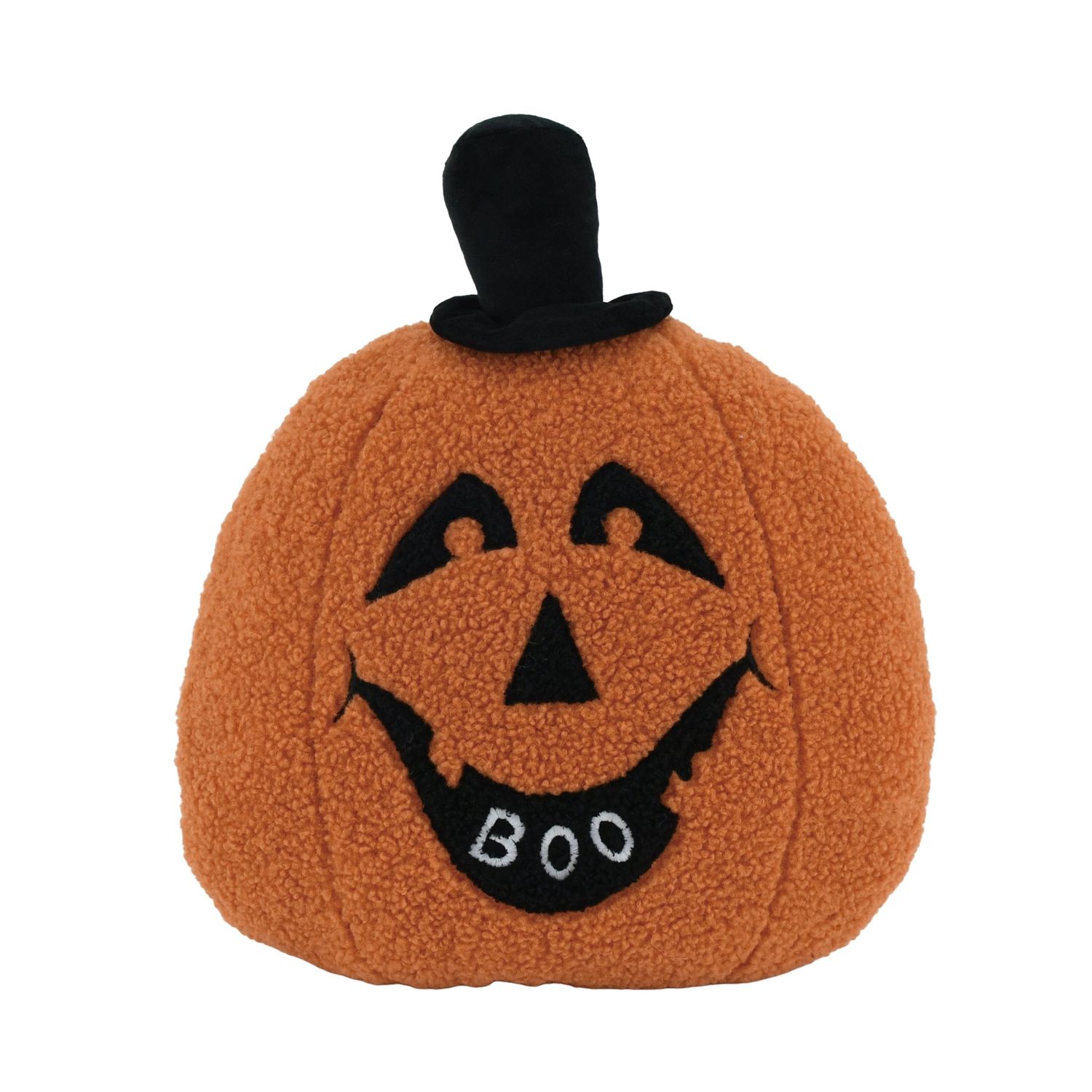 Plush Boo Pumpkin Pillow