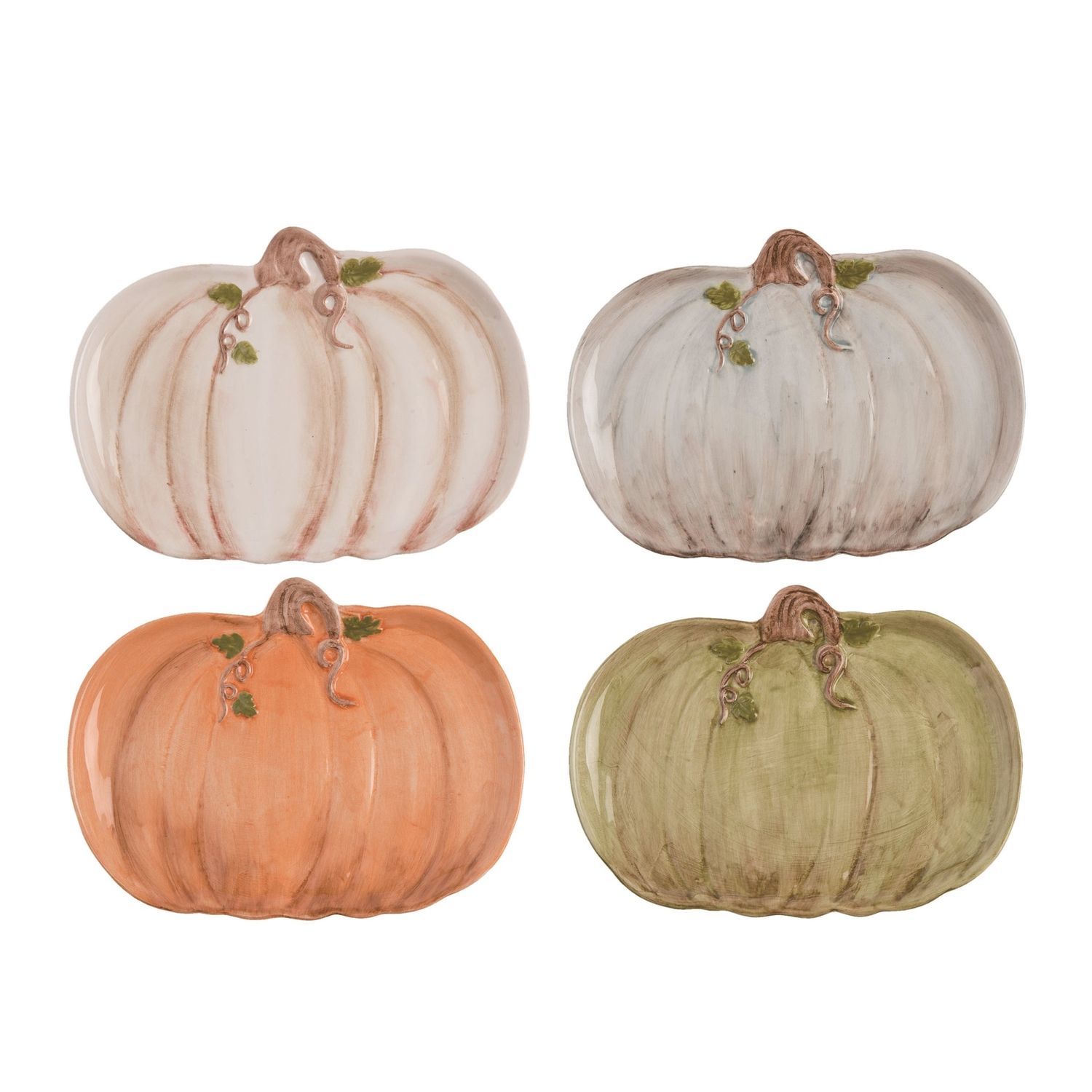 Dolomite Heirloom Pumpkin Plate - 4 Styles - Sold Individually
