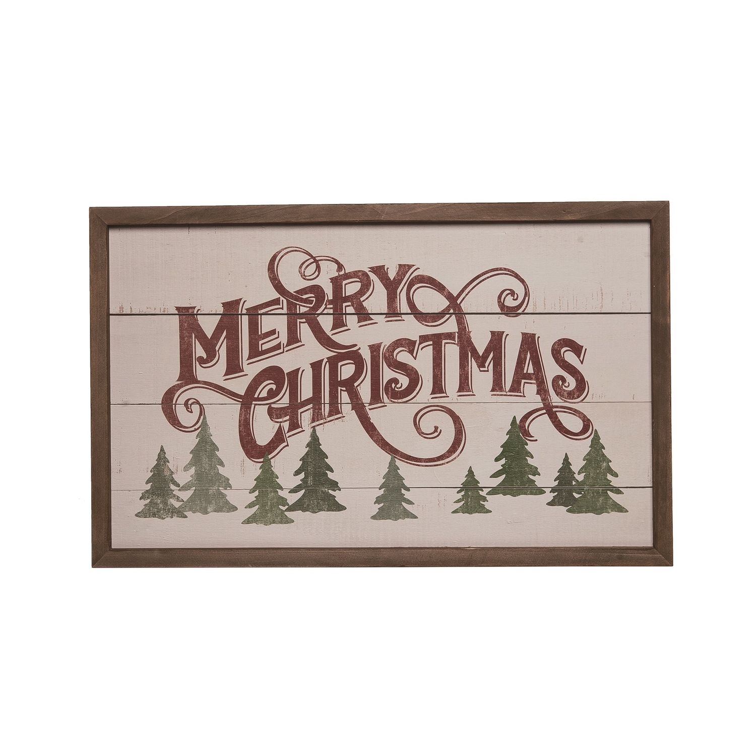 Wooden Merry Christmsas Wall Sign