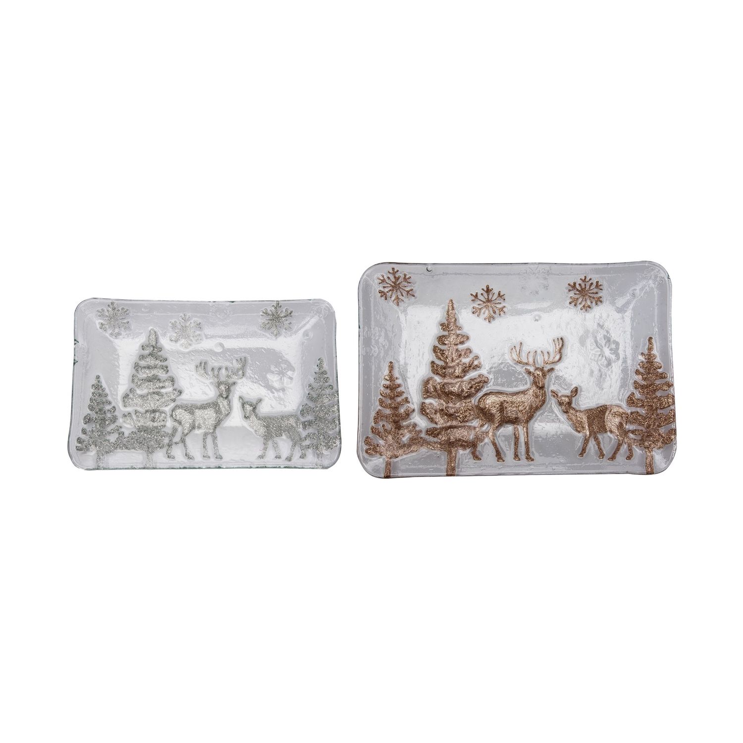 Winter Scene Platter - 2 Styles - Sold Individually