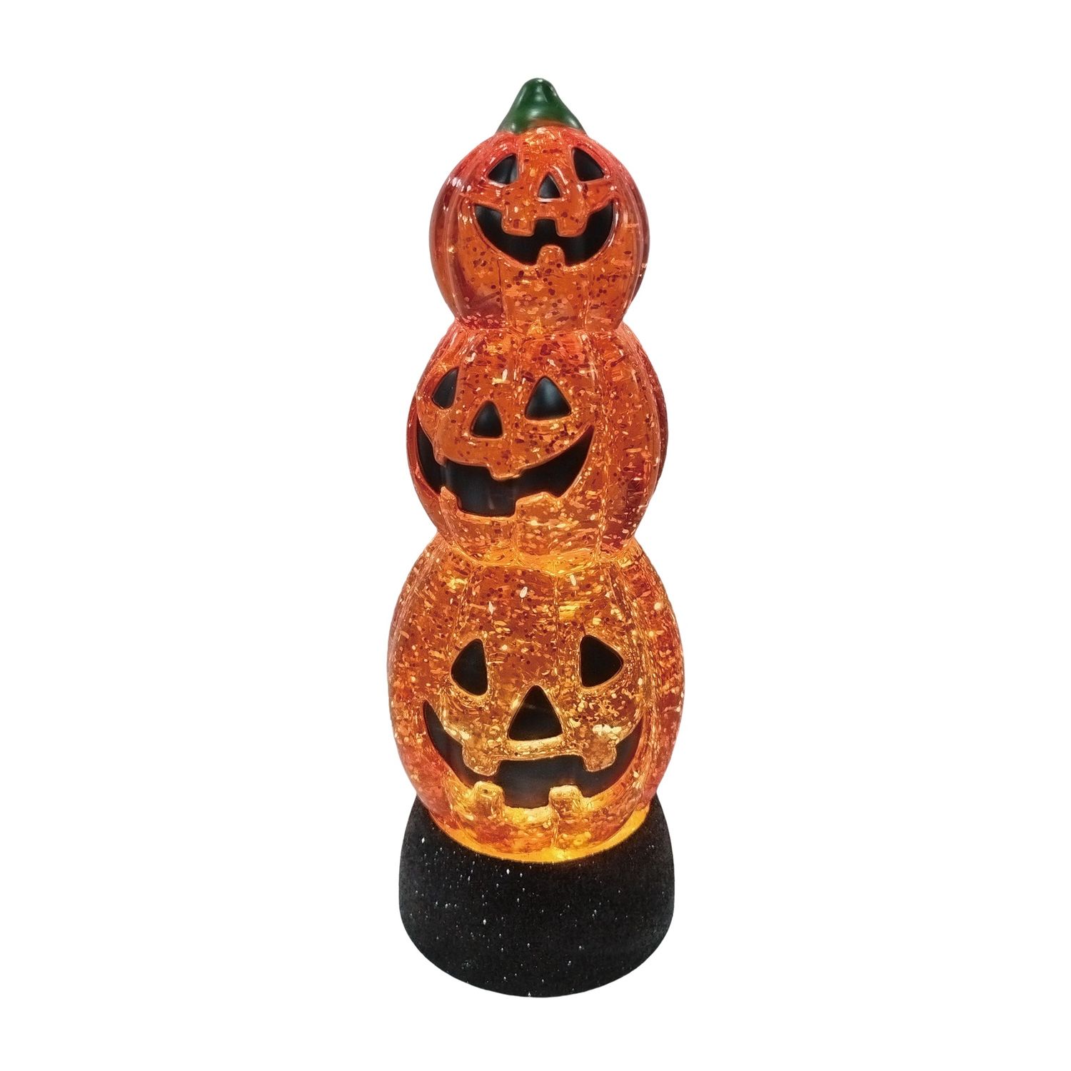 Water Lantern Spinning Pumpkin  10"