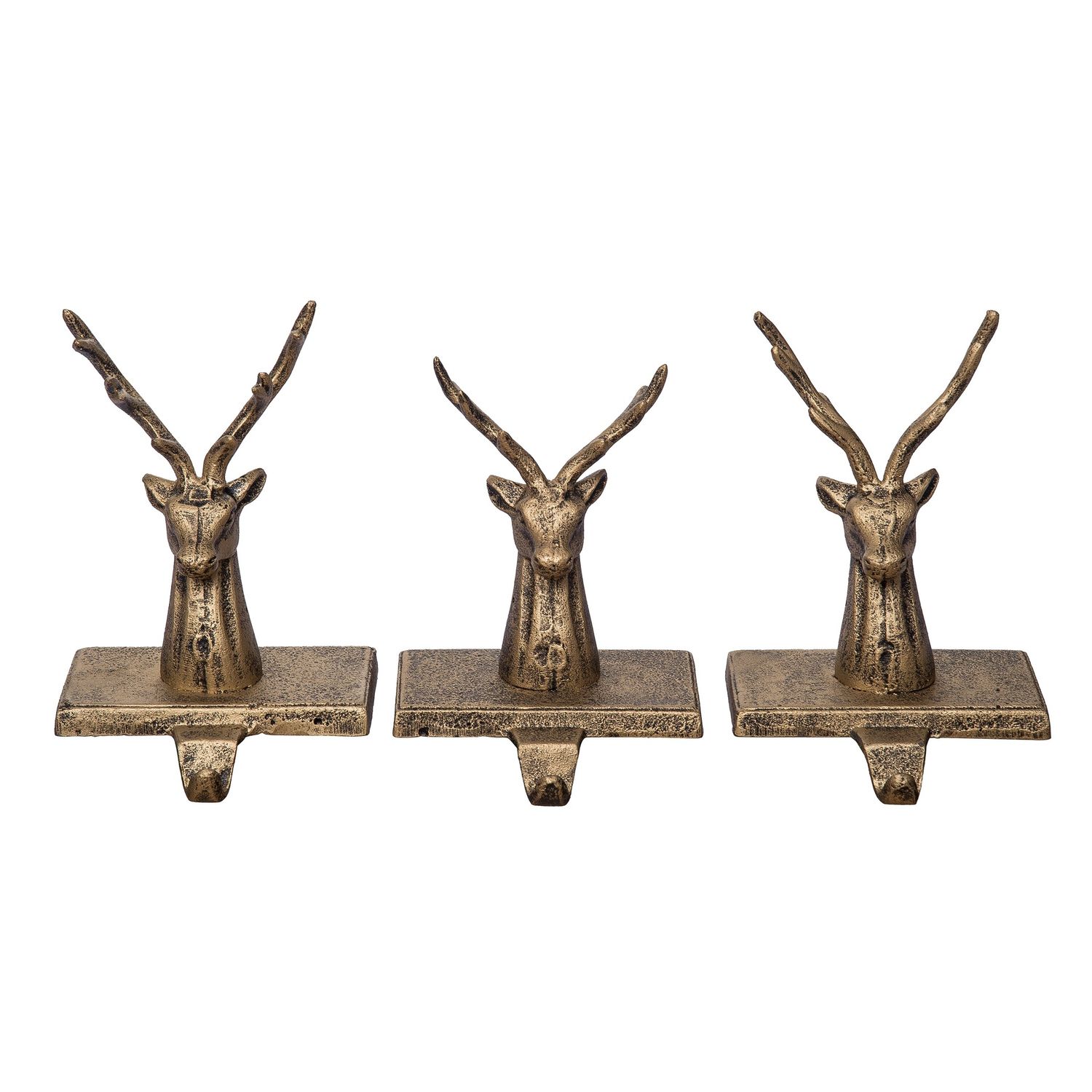 Reindeer Head Stocking Holder - 3 Styles - Sold Individually