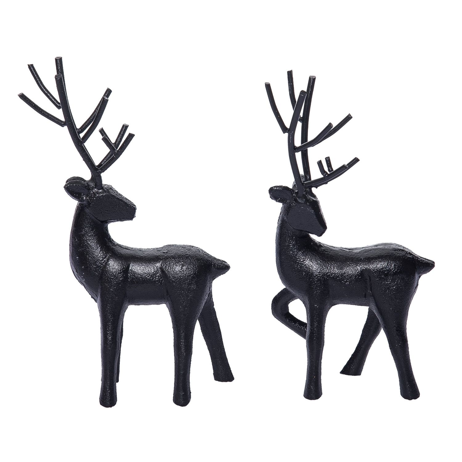 Iron Deer Decor Black - 2 Styles - Sold Individually