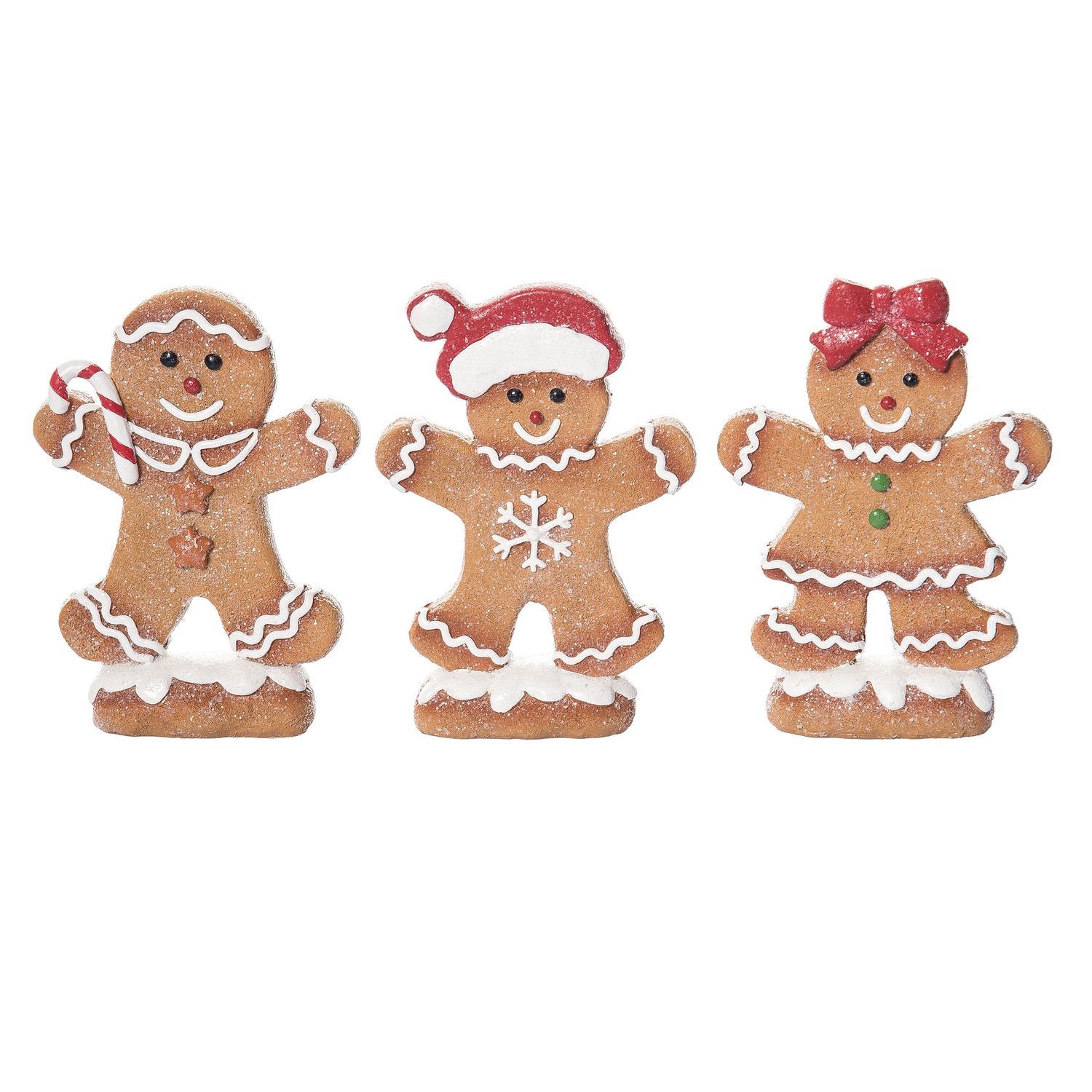 Gingerbread Cookie Figurine - 3 Styles - Sold Individually