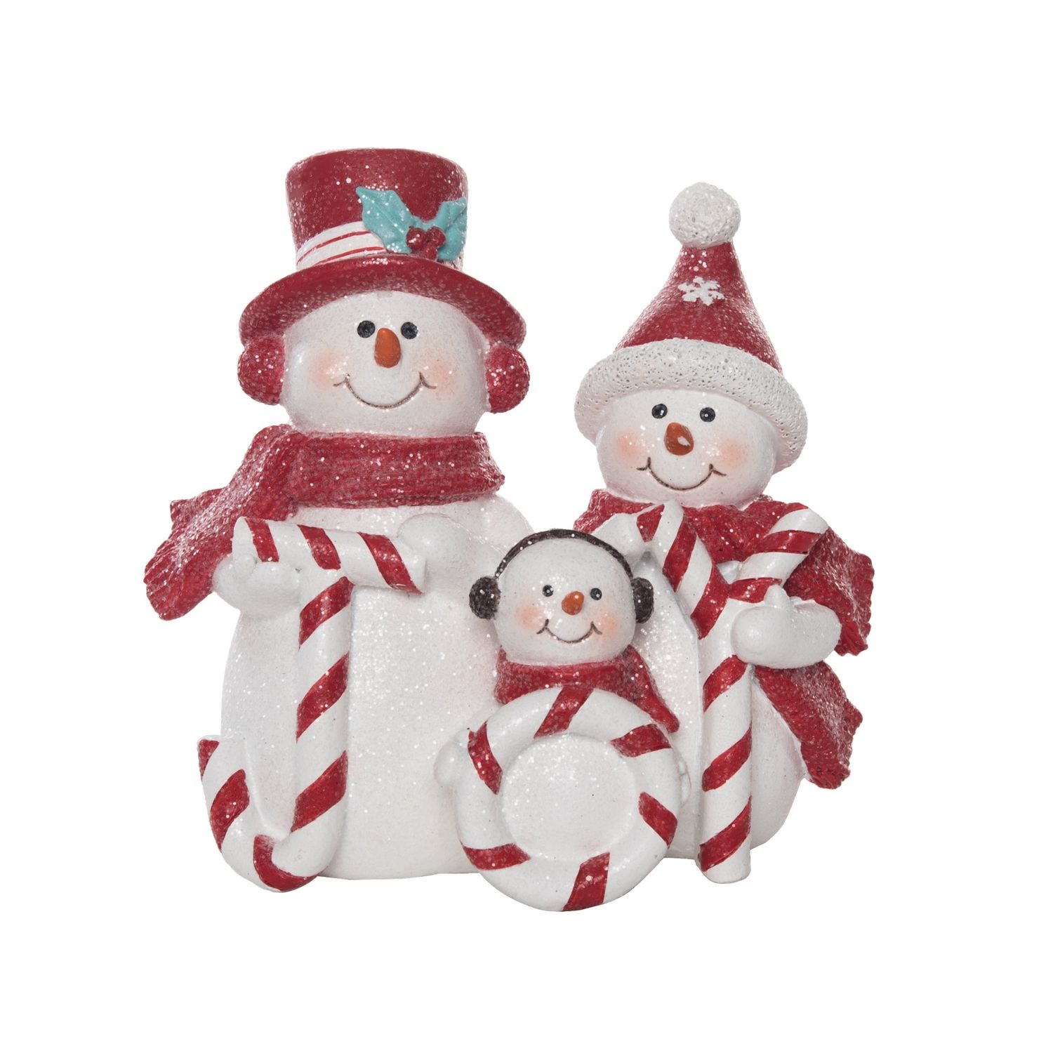 Peppermint Snowman Family