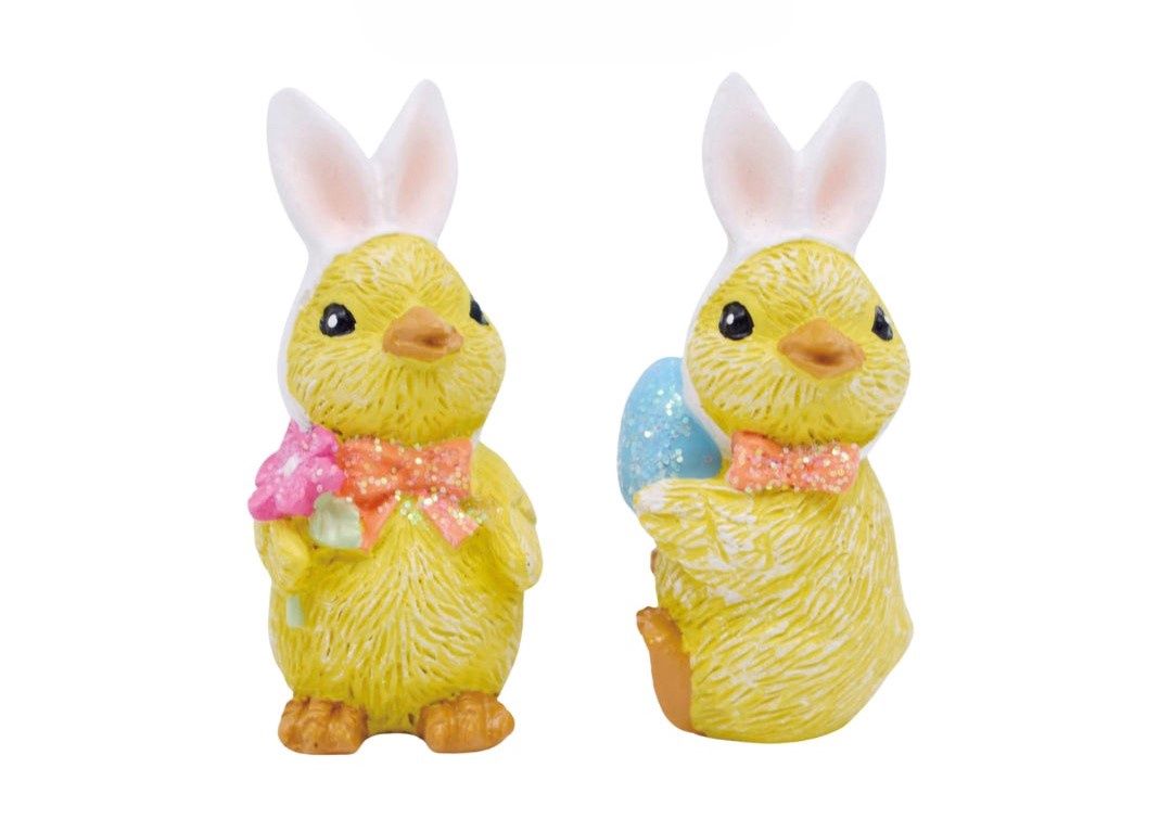 Easter Bunny Chickadee - 2 Styles - Sold Individually