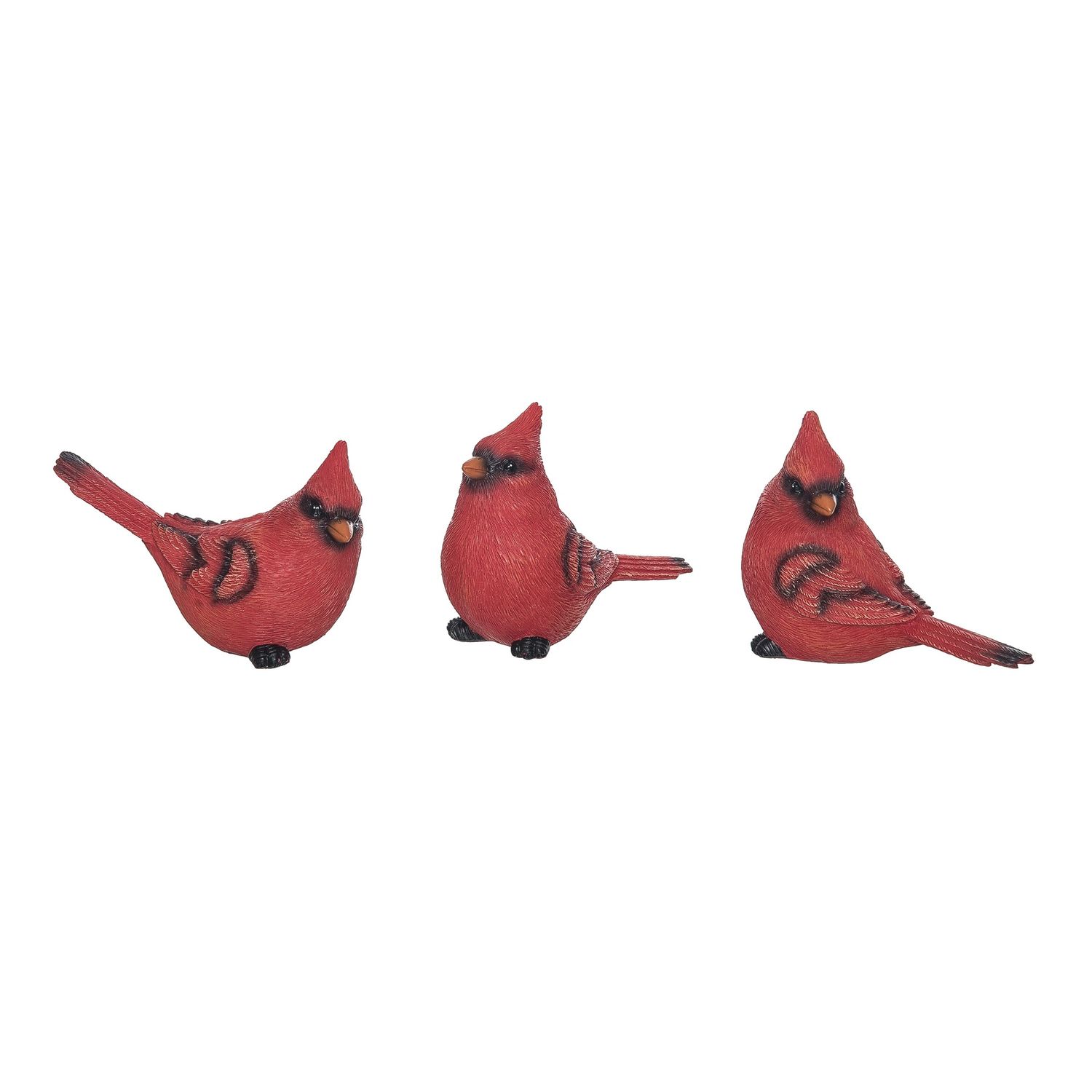Resin Cardinal Figurine- 3 Styles - Sold Individually