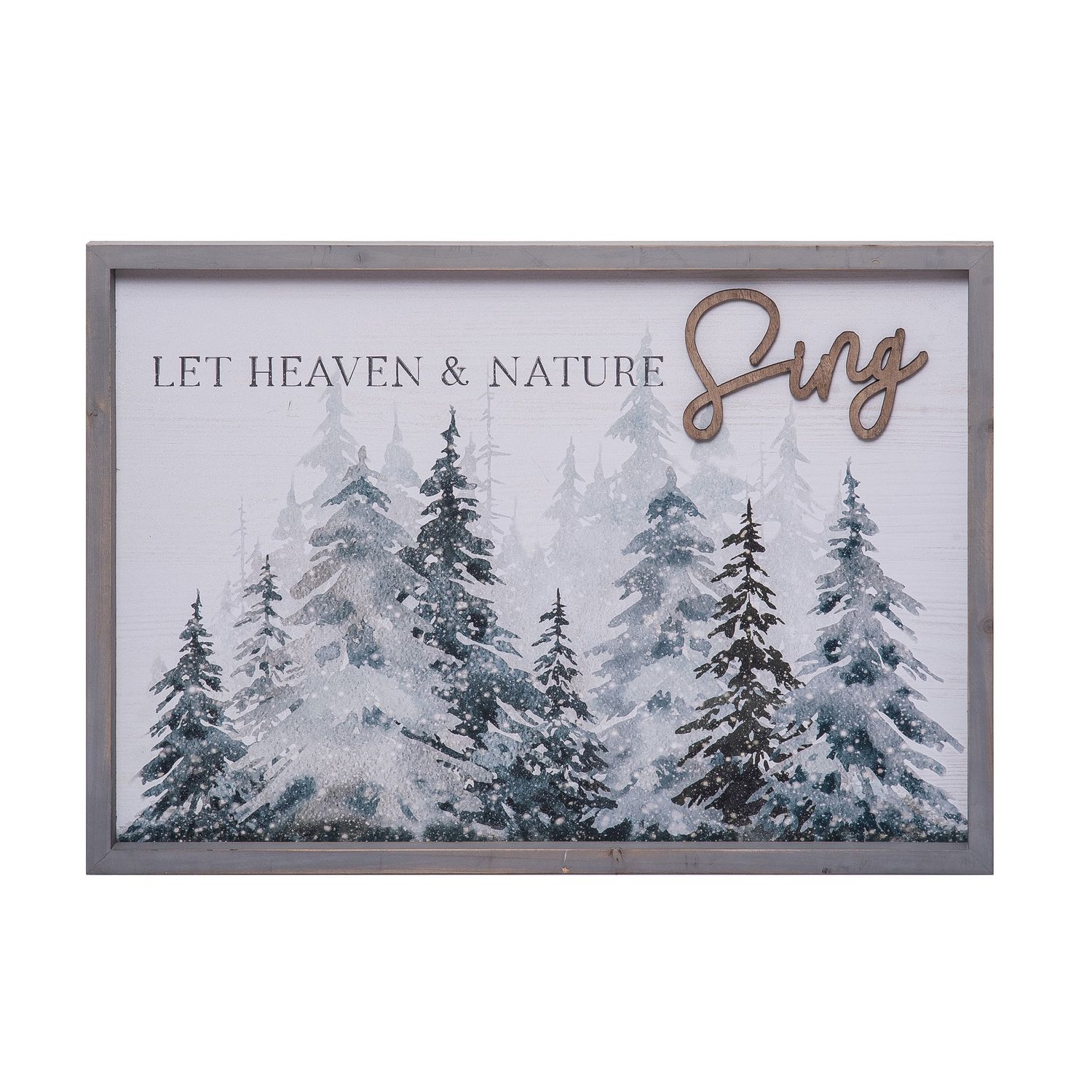 Heaven &amp; Nature Sing Wall Decor 21" X 15"