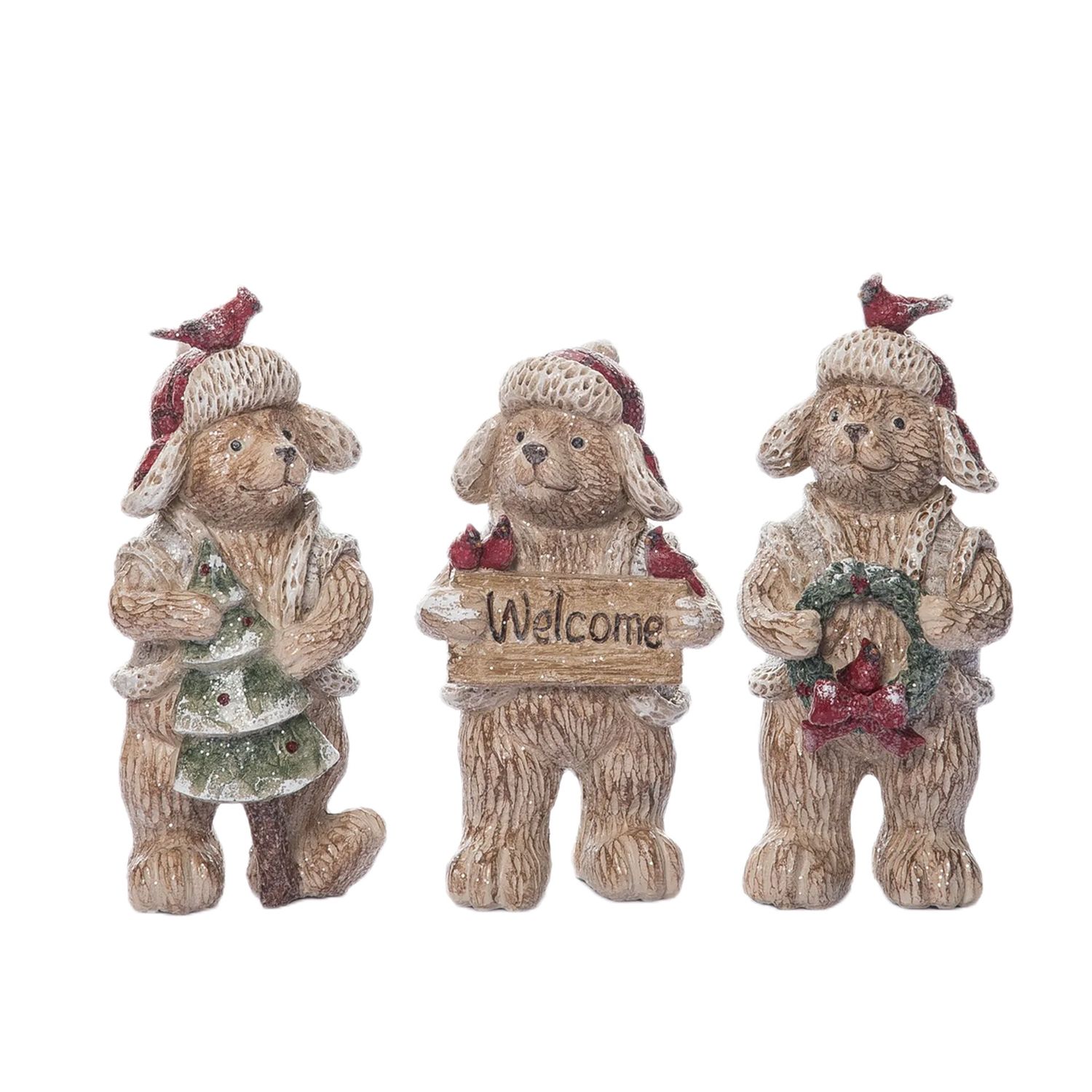 Forest Holiday Bear - 3 Styles - Sold Individually