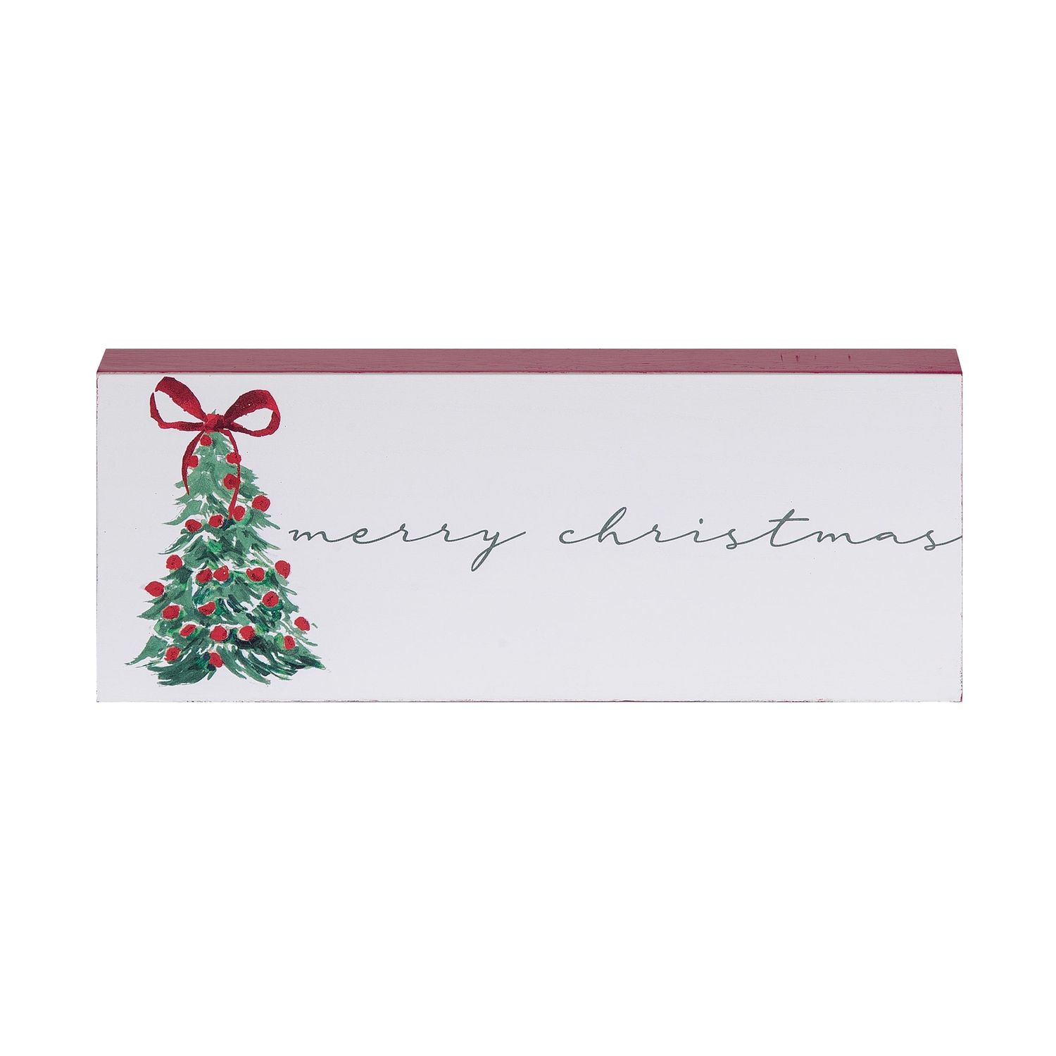 Merry Christmas Table Block