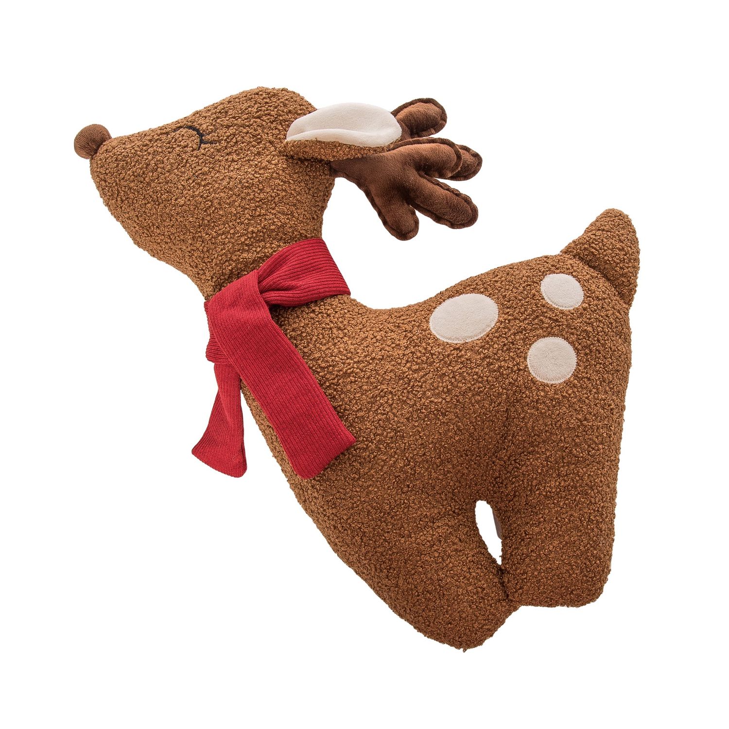 Reindeer Shaped Pillow 15"