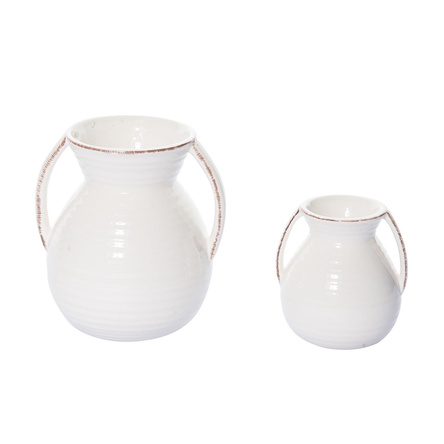 Ivory Vase - 2 Sizes Available Small &amp; Large - Sold Individually, Size: Small