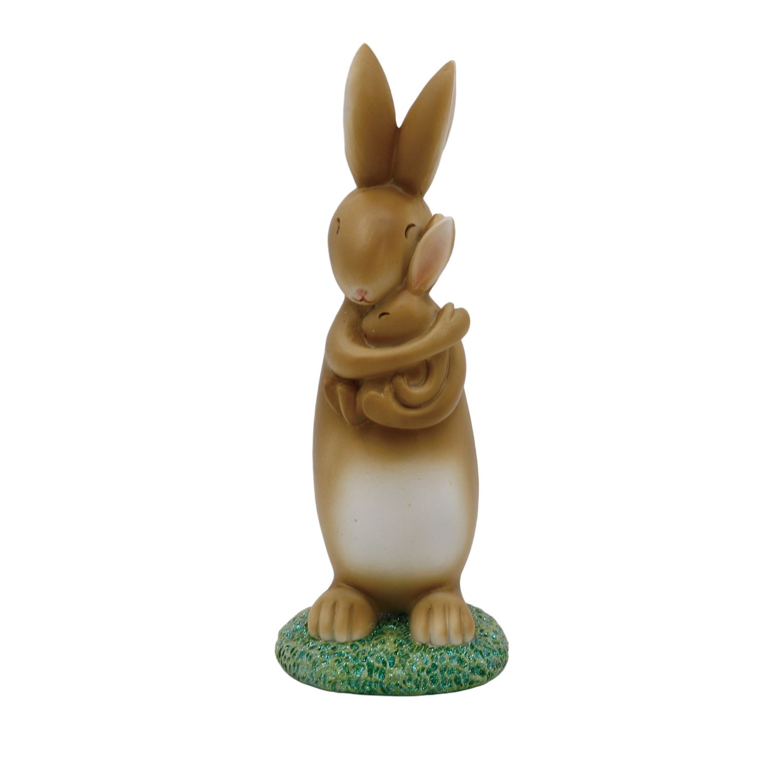 Resin Easter Family Of 2 Figurine - 6"