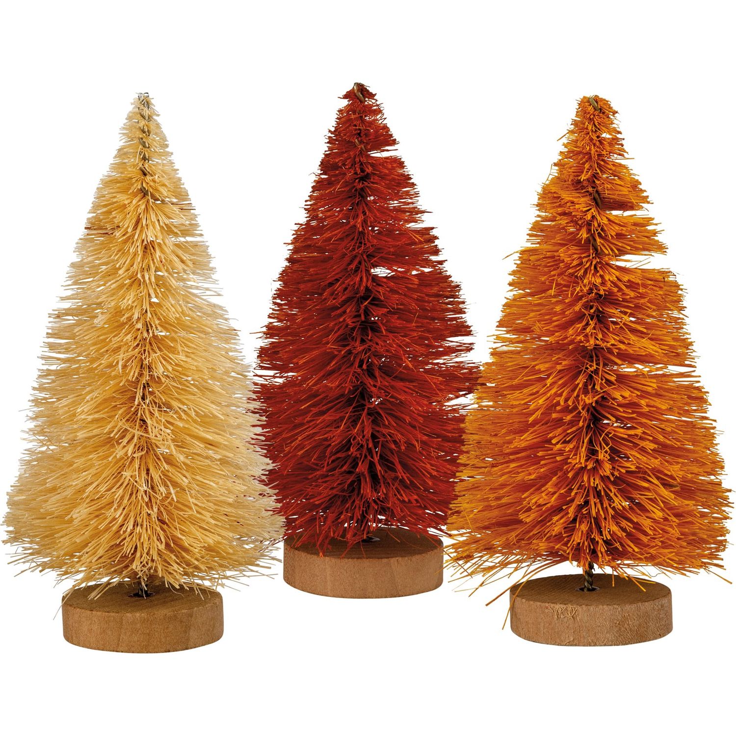 Fall Bottle Brush Tree - 3 Styles