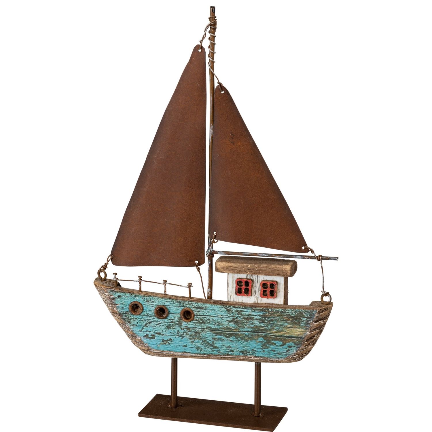 Nautical Sitter - Blue Sailboat