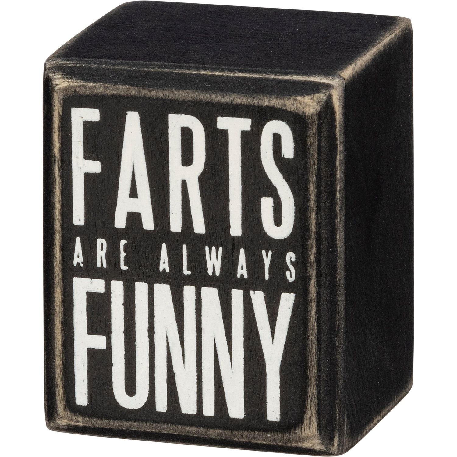 Box Sign - Always Funny - 2" X 2.5"