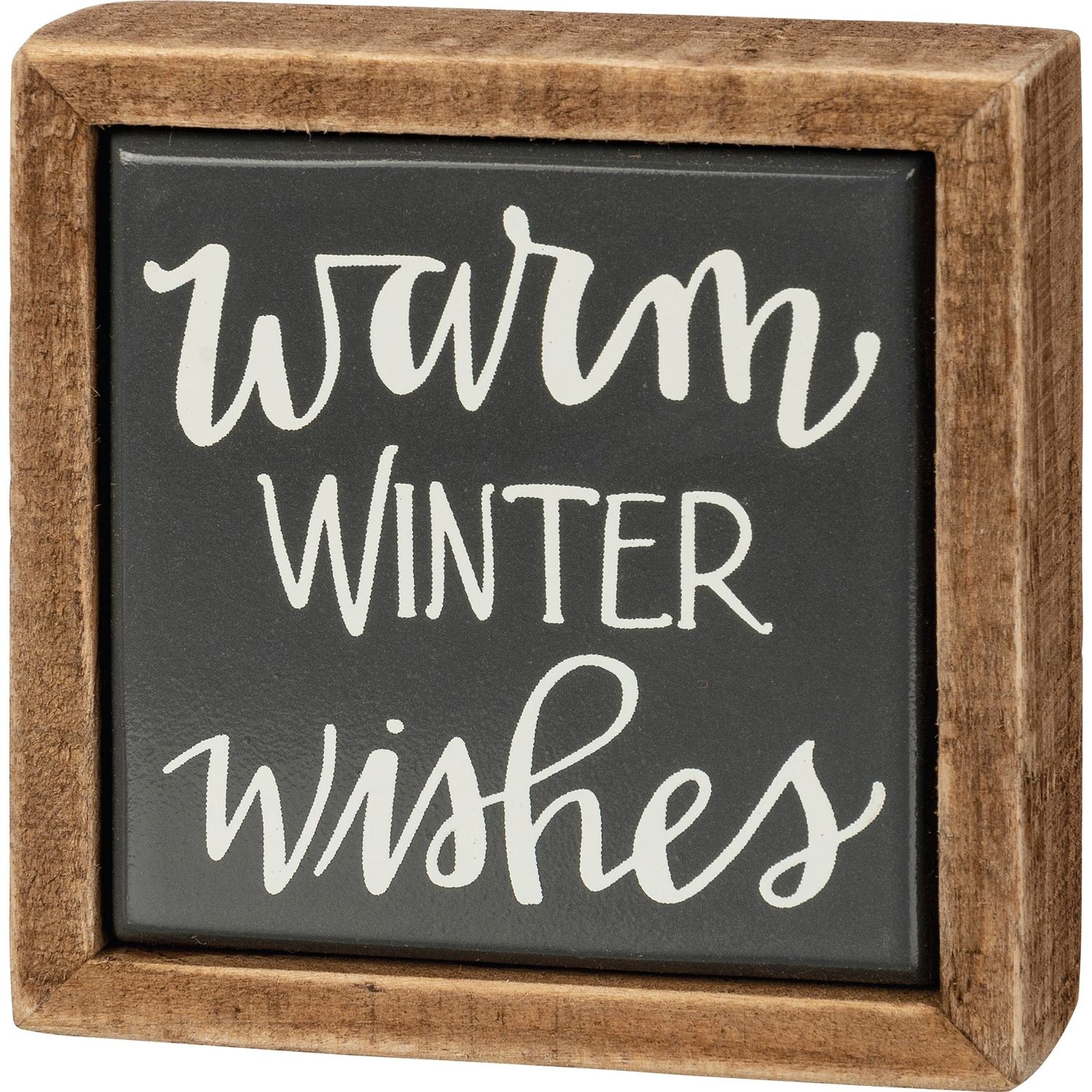 Mini Box Sign - Winter Wishes