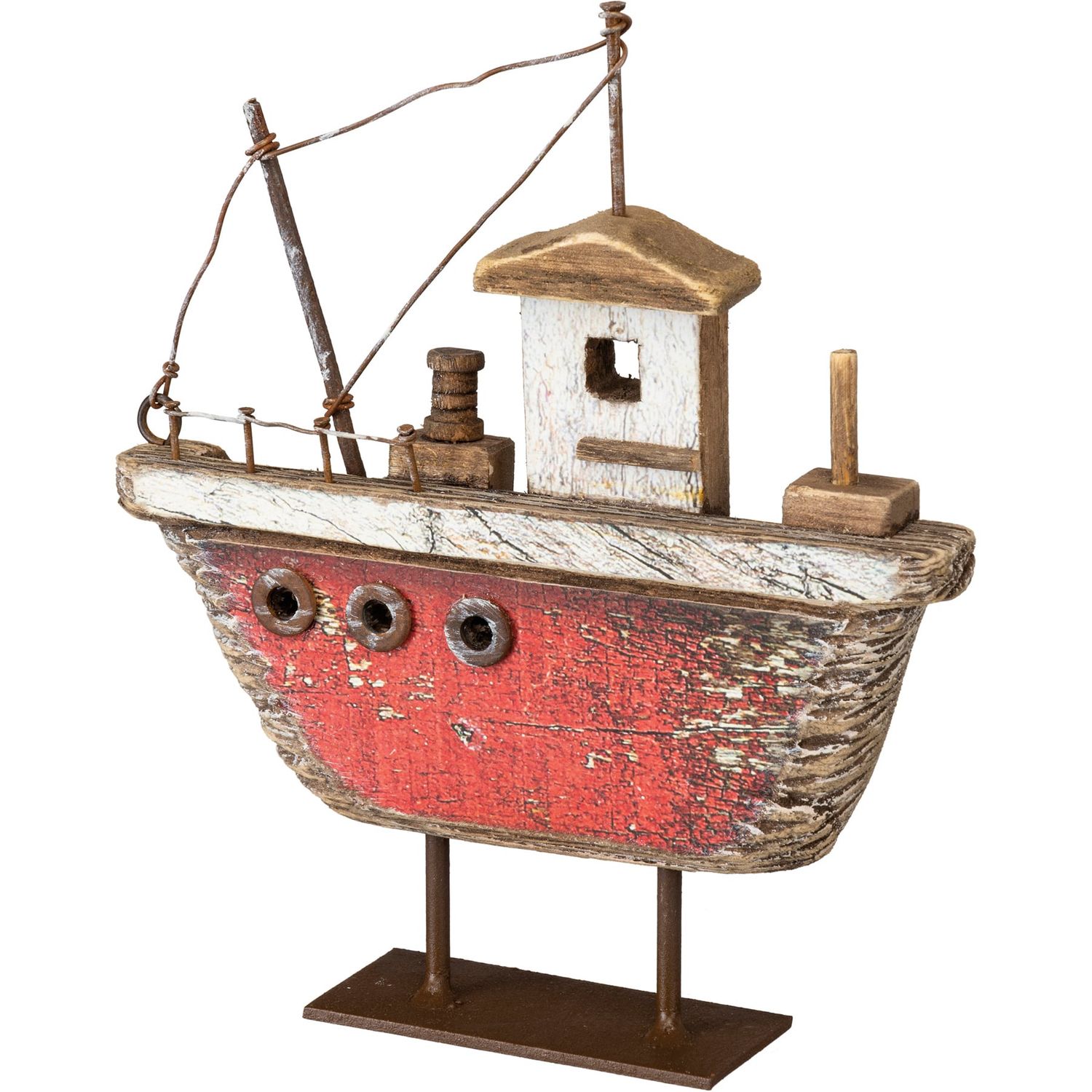 Nautical Sitter - Red Fishing Boat