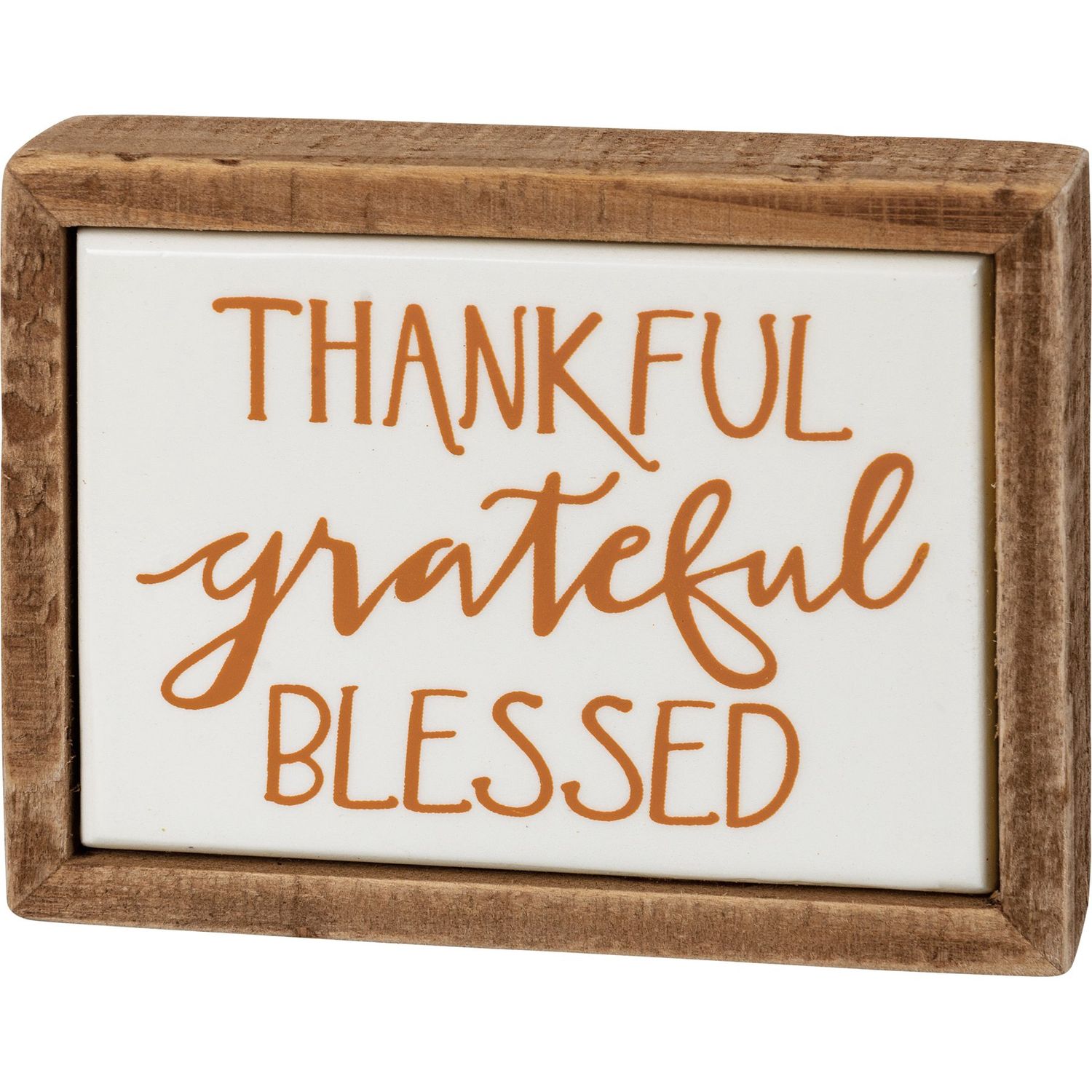 Mini Box Sign - Grateful