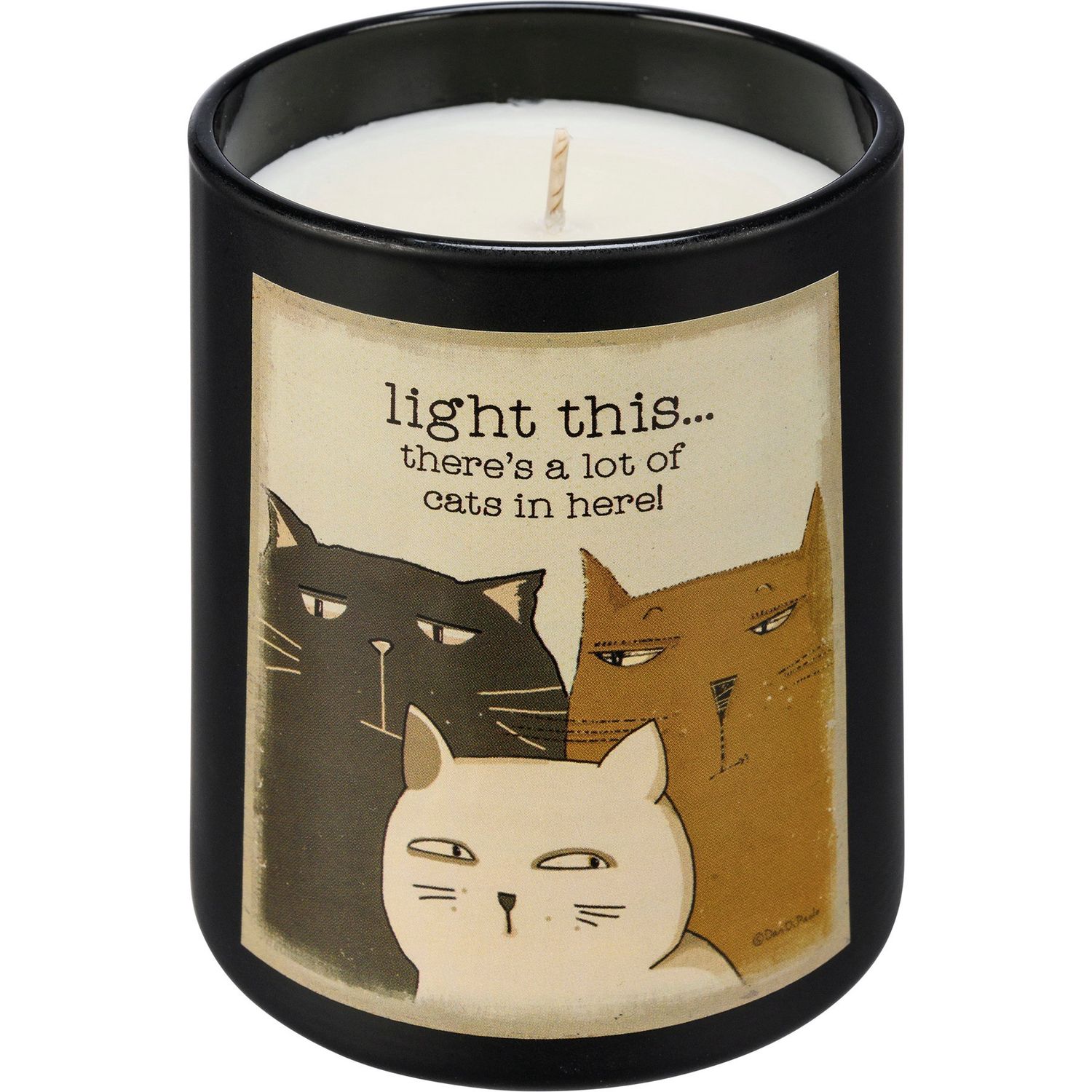French Vanilla Jar Candle - A Lot Of Cats