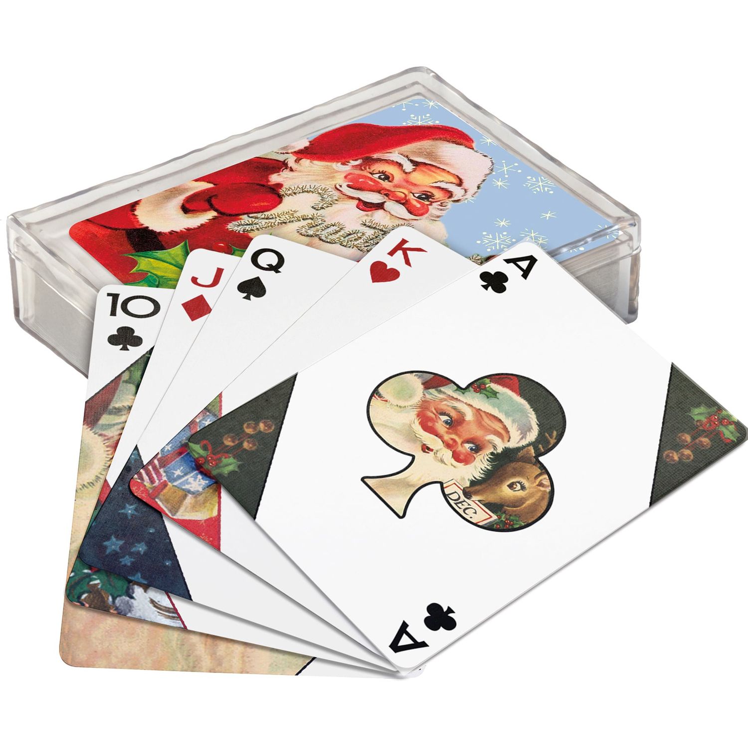 Santa Greetings Playing Cards