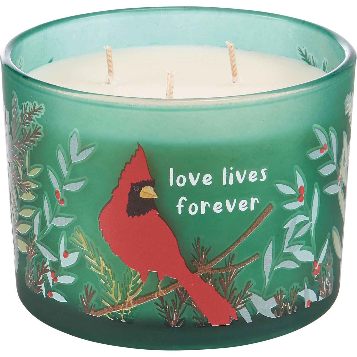 Forever Cardinal Candle - Spruce Scented