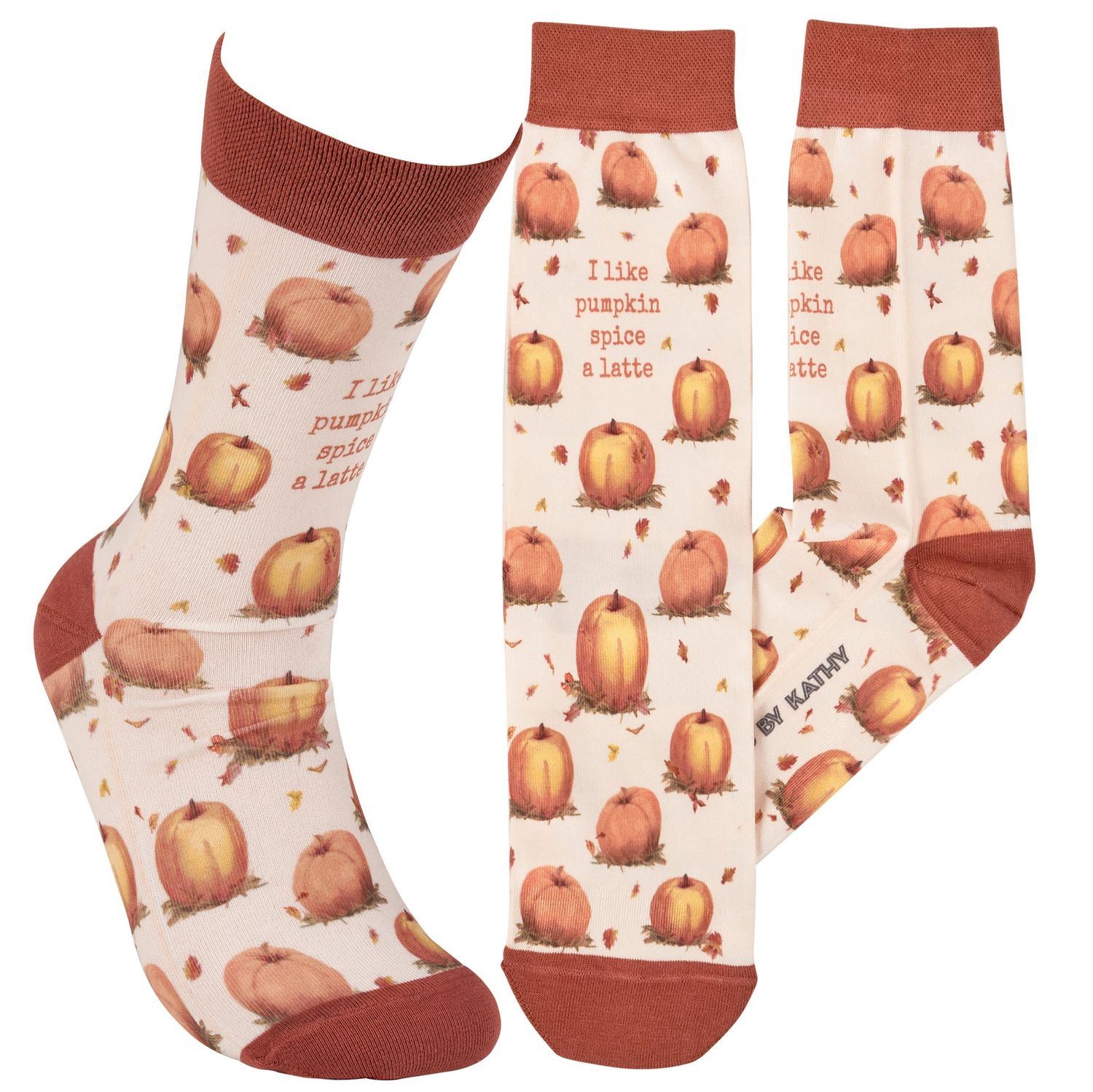 Fall Socks - Pumpkin Latte