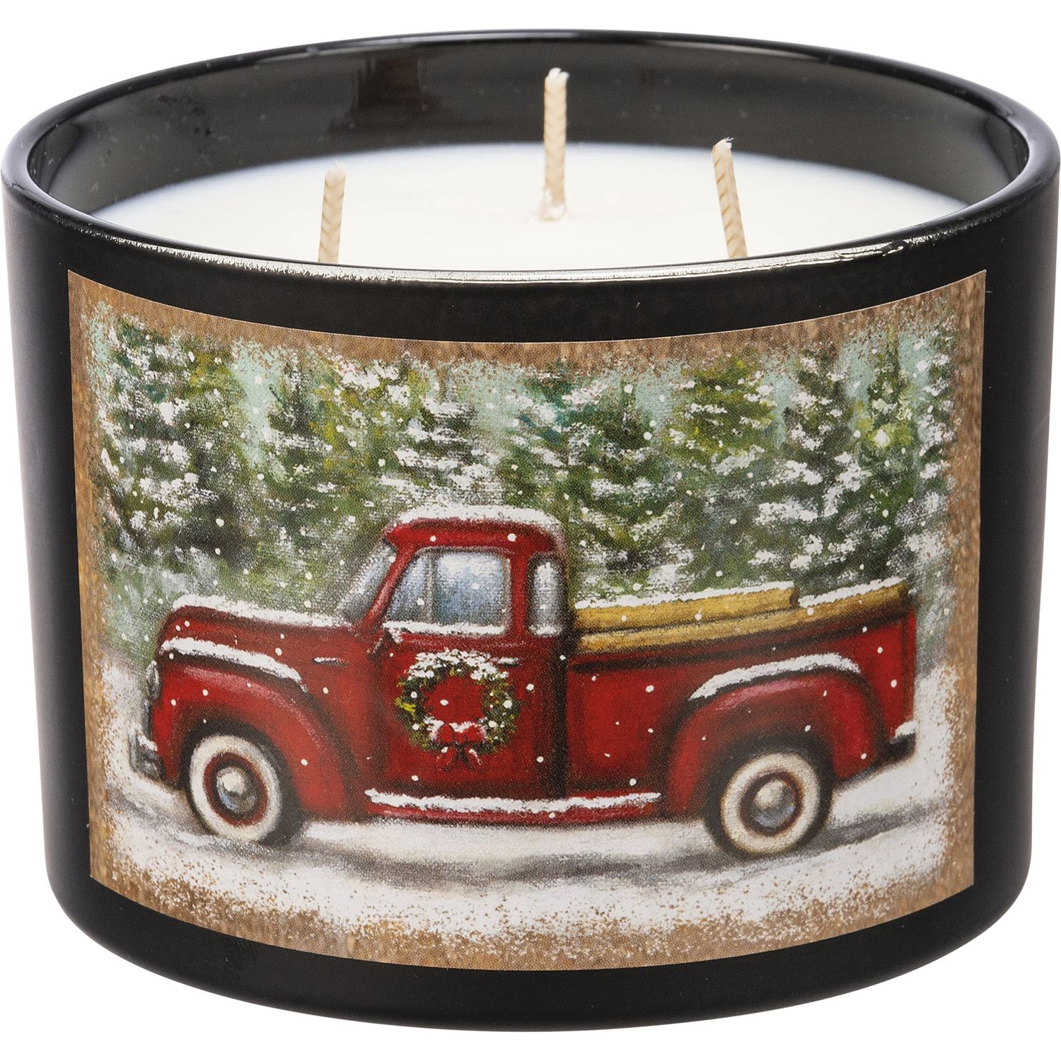 Red Truck Candle - Spruce Scented