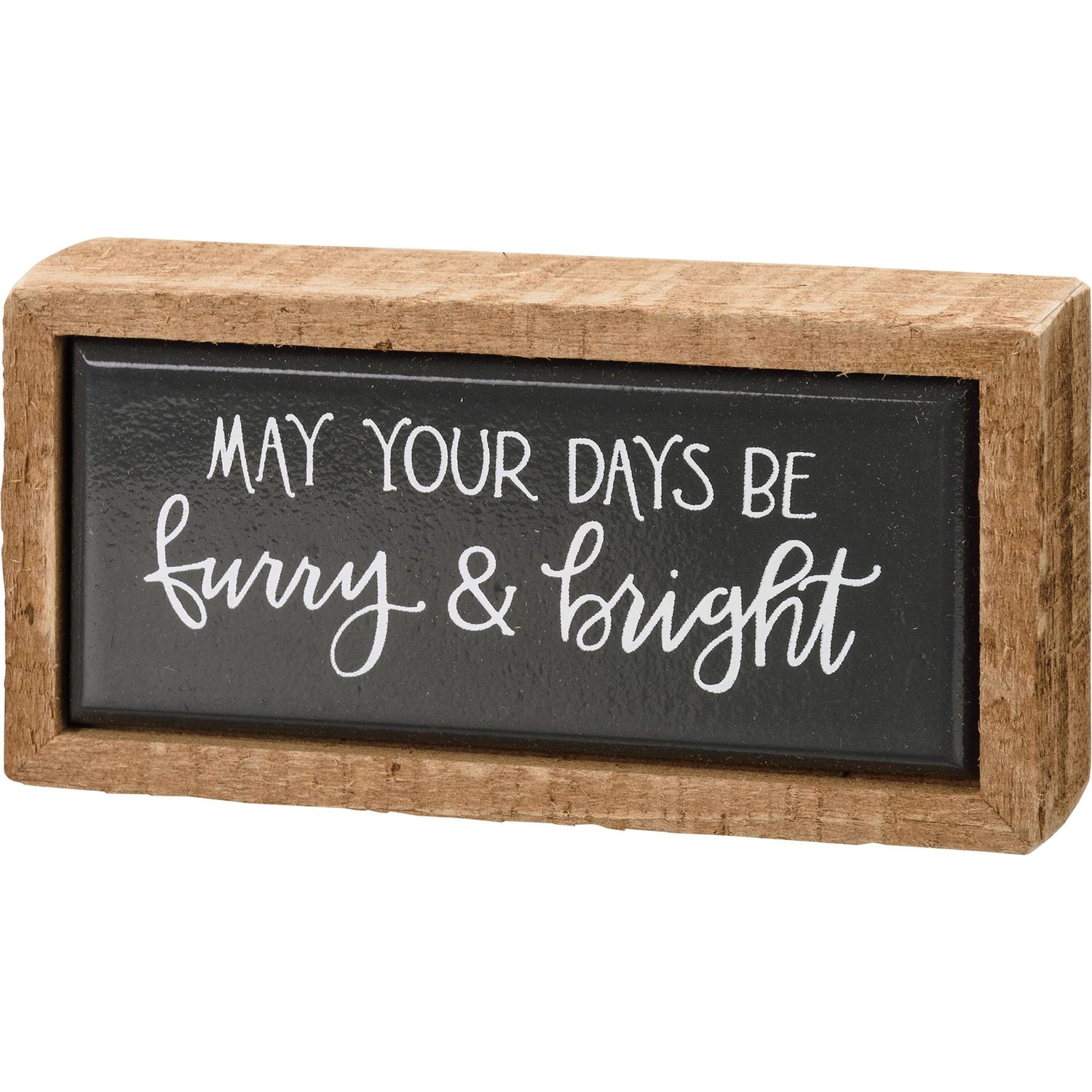 Mini Box Sign - Furry And Bright