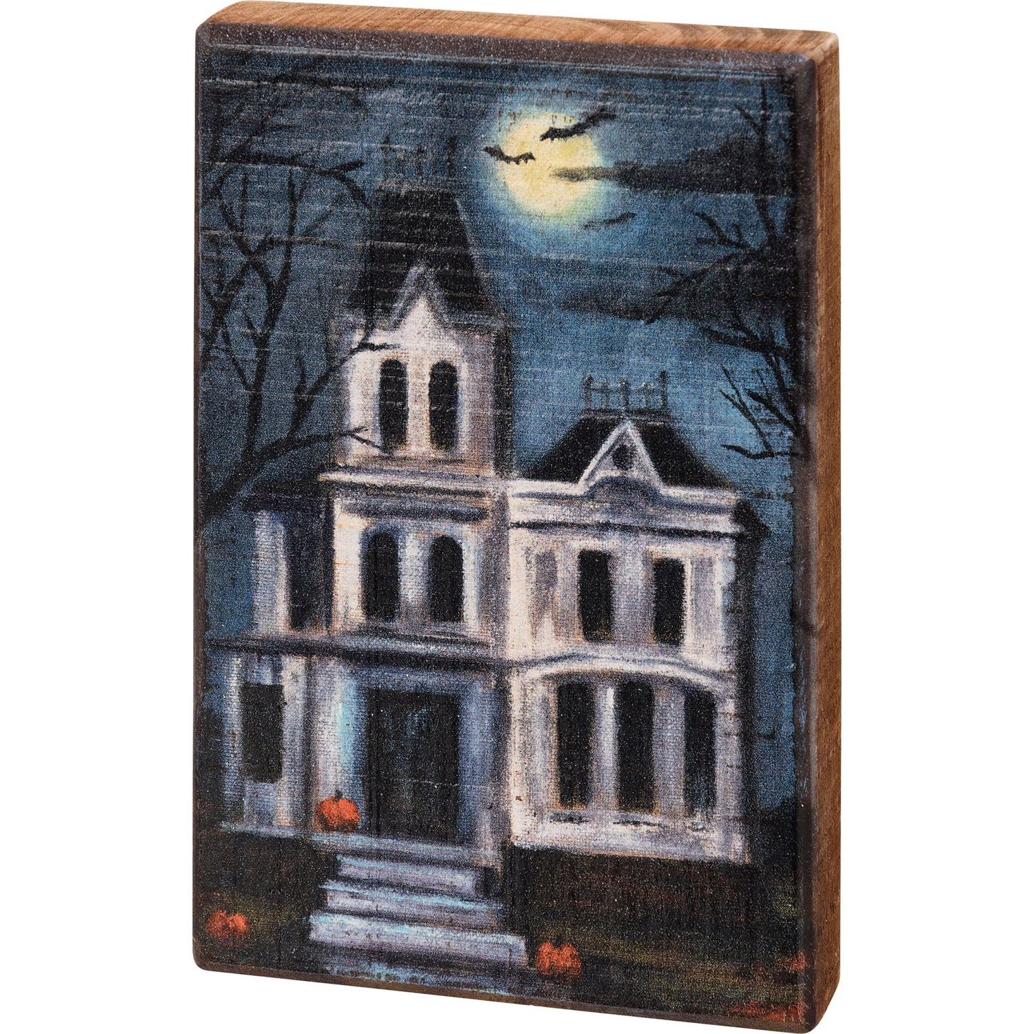 Block Sign - Haunted House