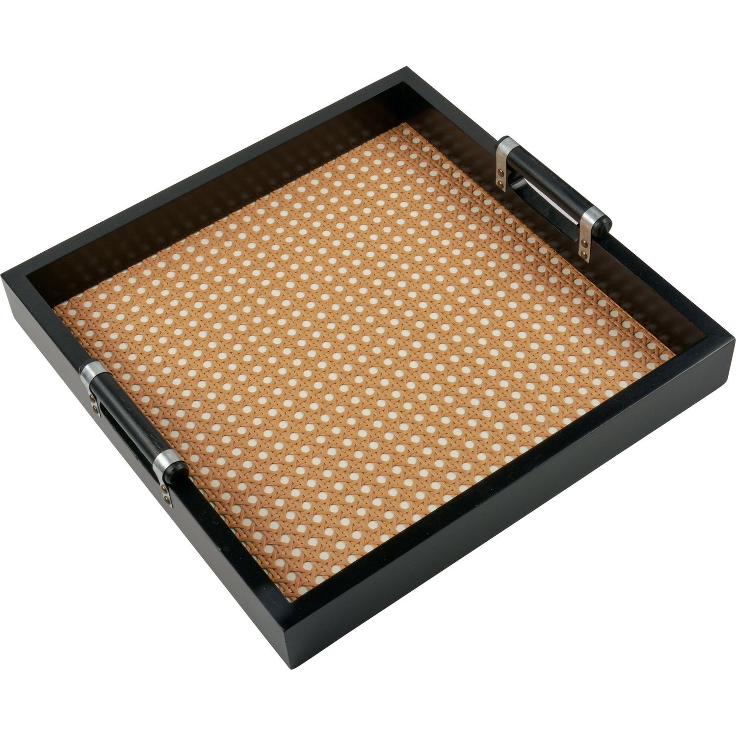 Simple Happyness Black Handled Tray