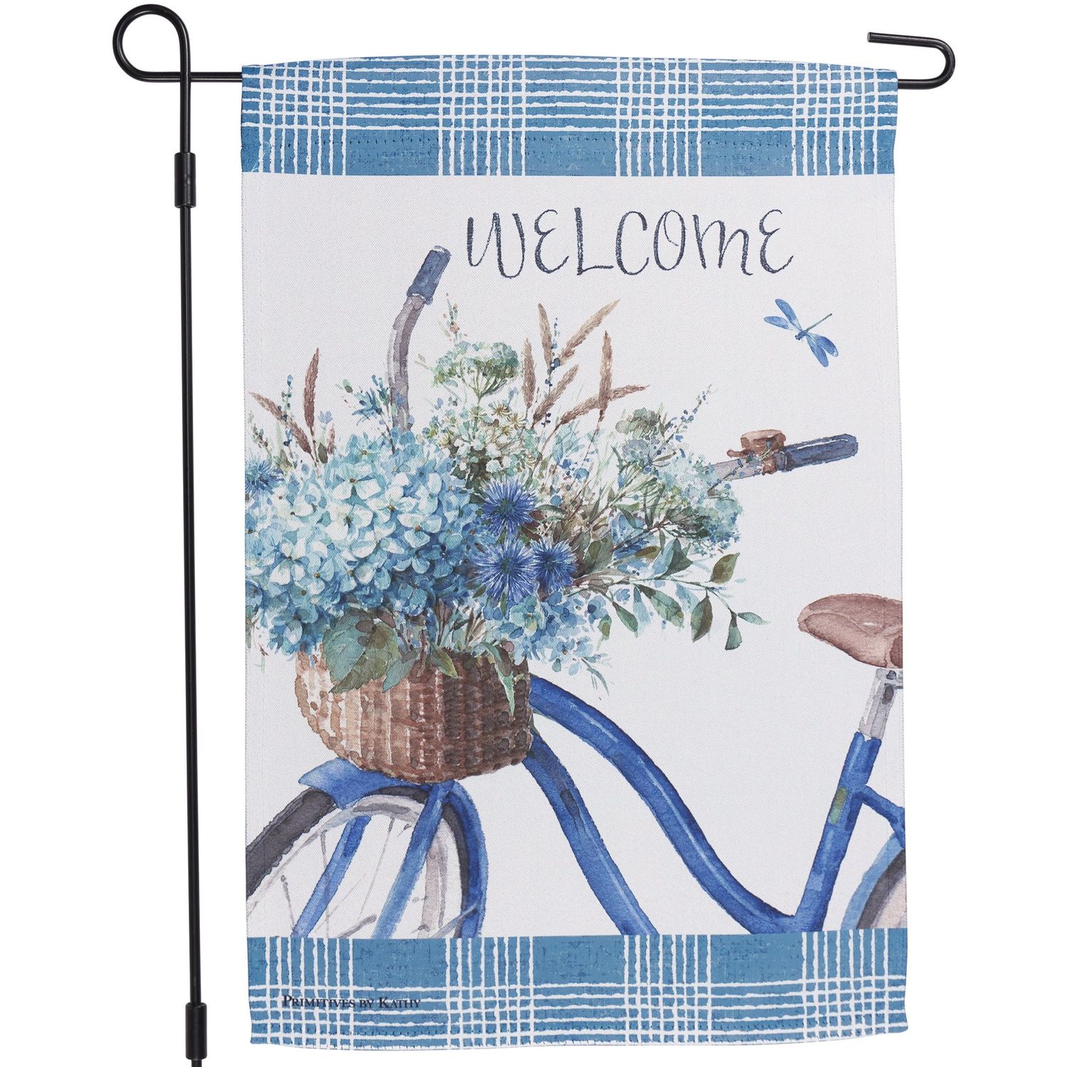 Garden Flag - Welcome Bike