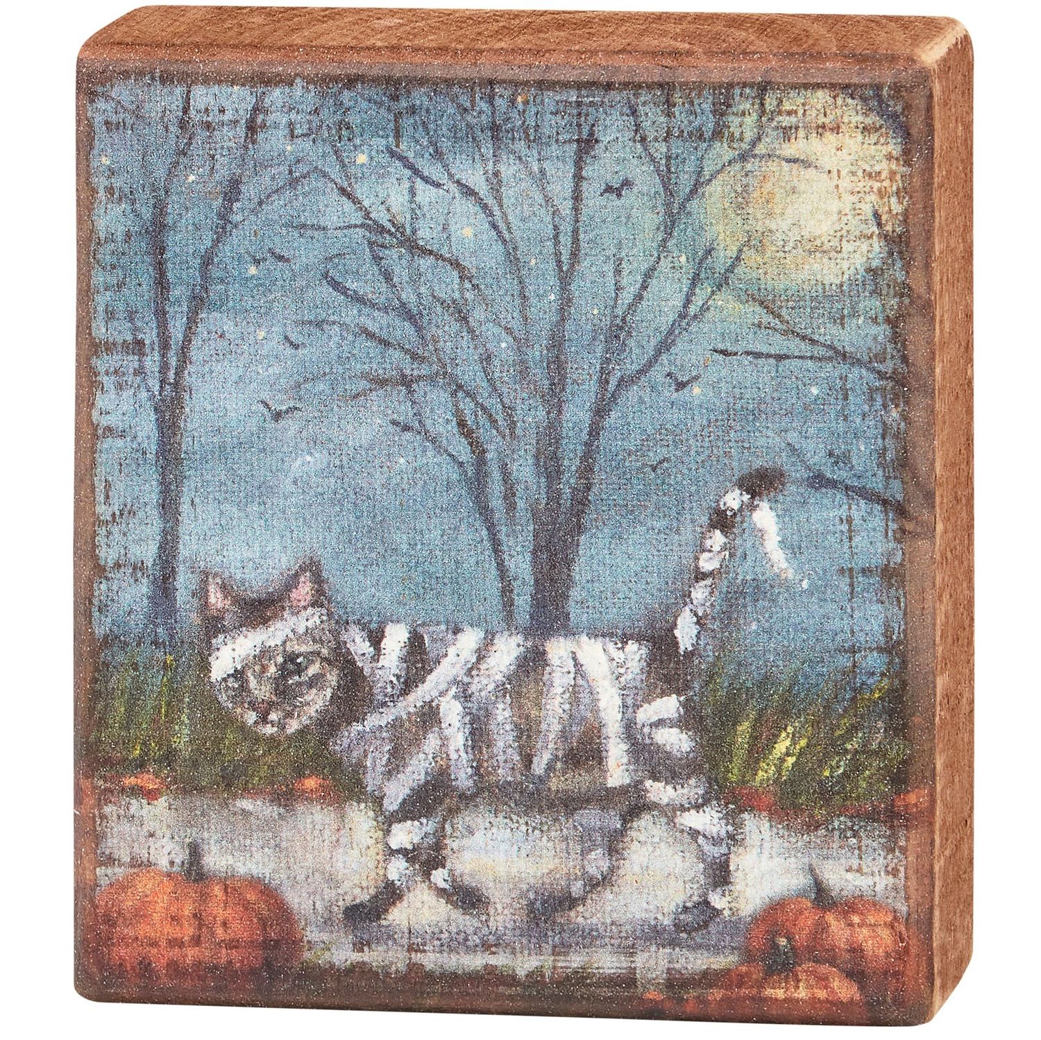 Block Sign - Cat Mummy