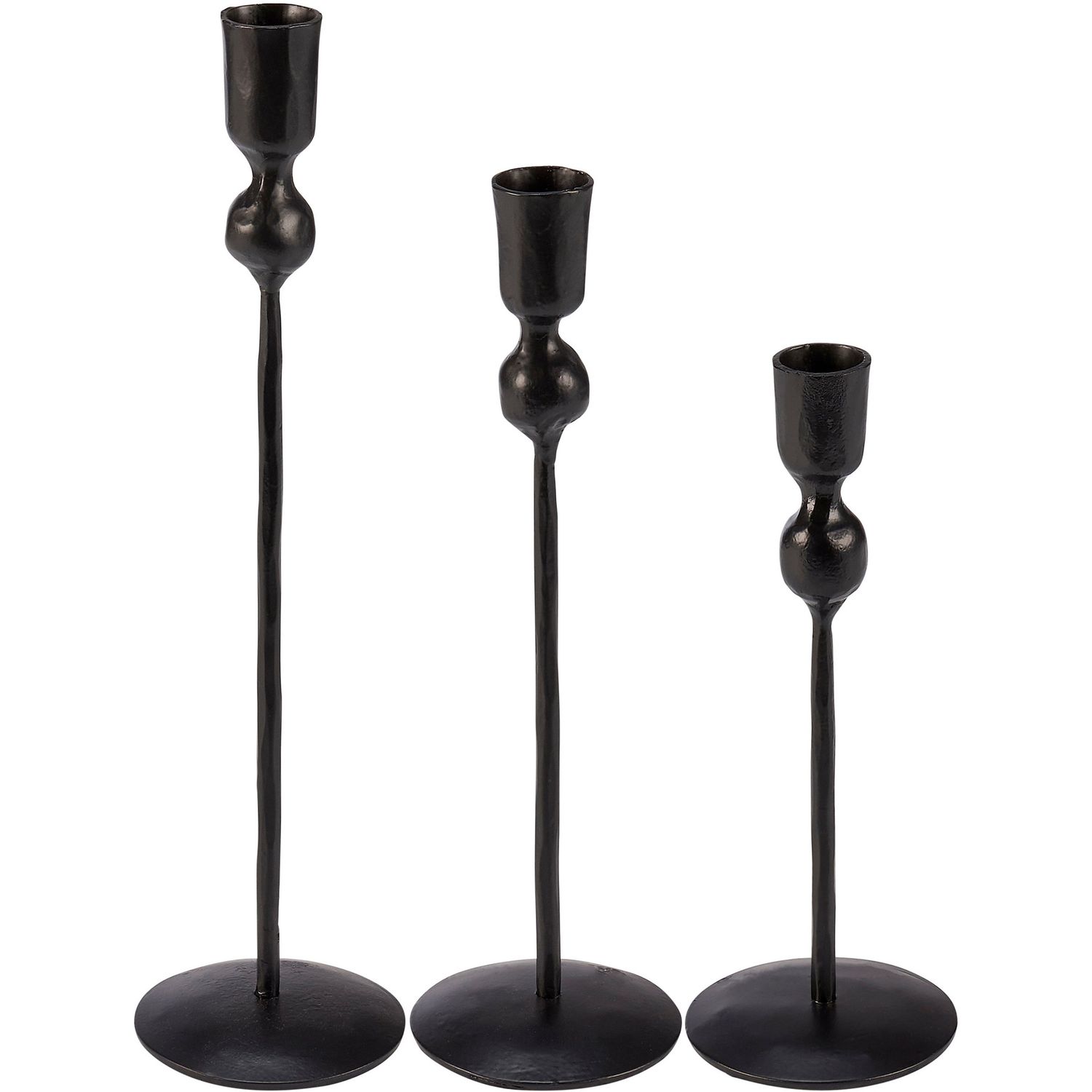 Taper Candle Holder - Large - Black