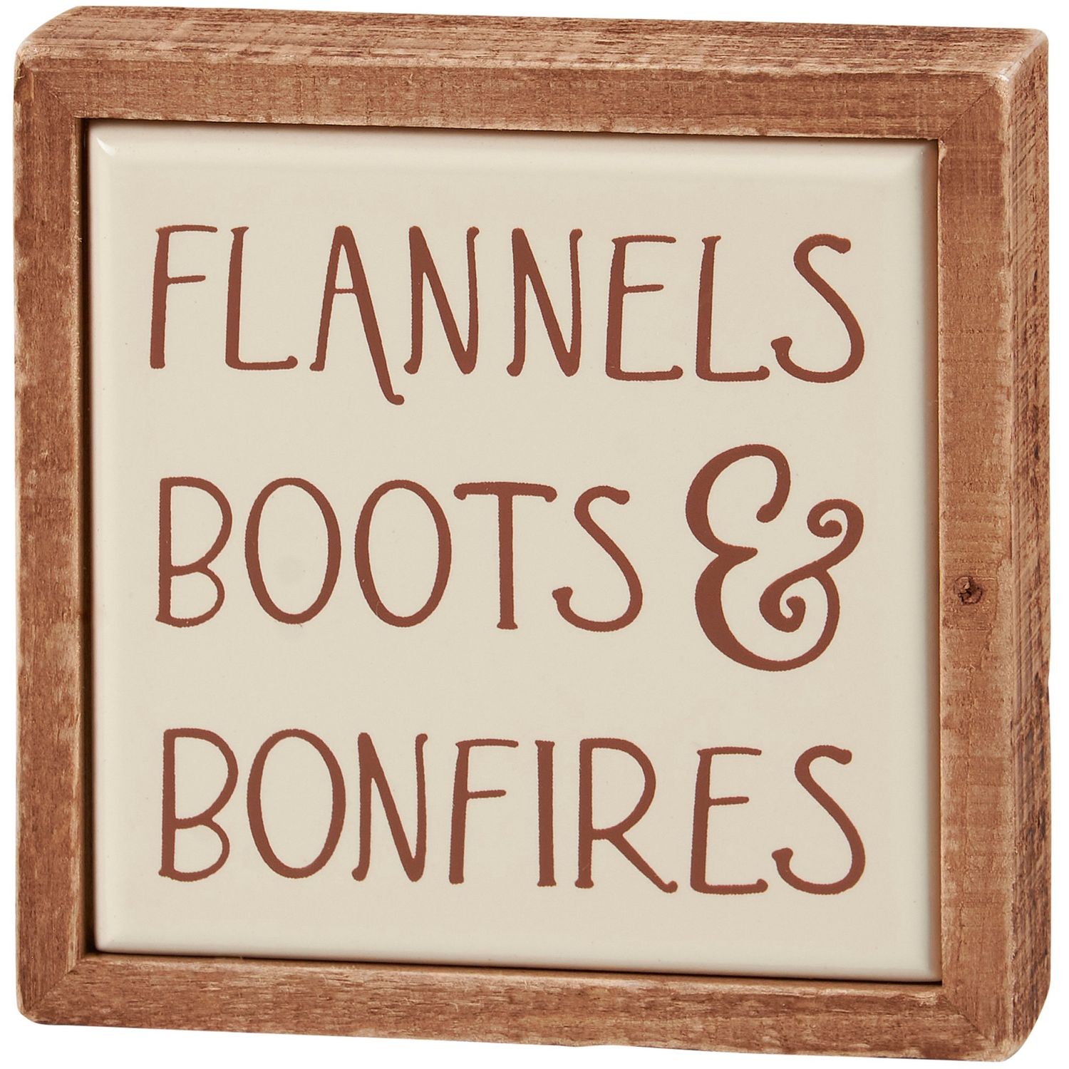 Mini Box Sign - Flannels